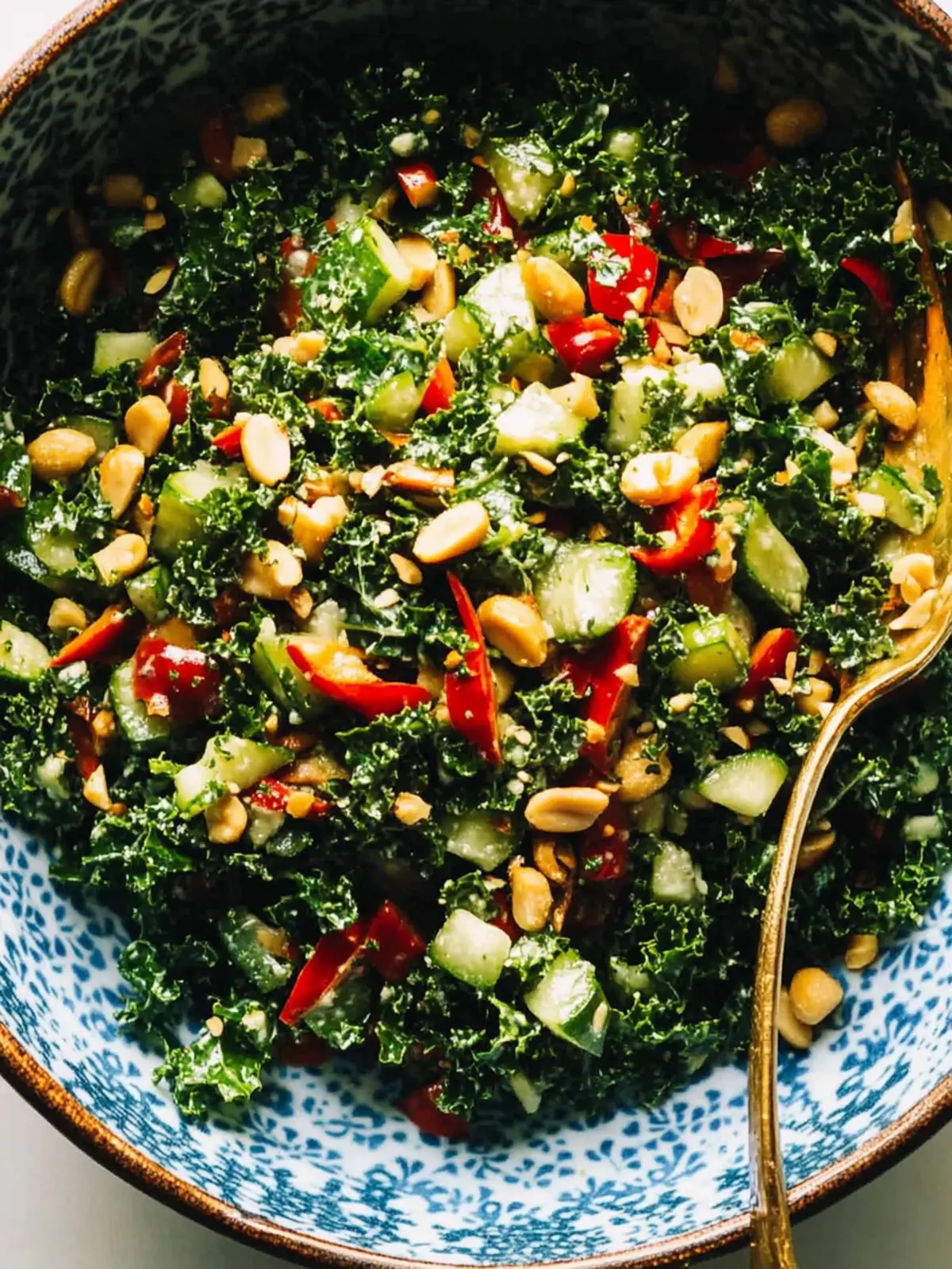 Savor the Crunch: Roasted Peanut Kale Crunch Salad Delight 4 Roasted Peanut Kale Crunch Salad