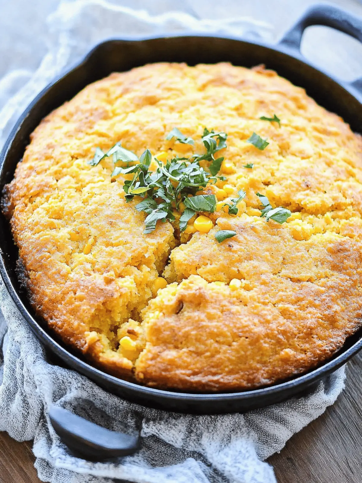 Cheesy Brown Butter Skillet Cornbread for Cozy Evenings 2 Cheesy Brown Butter Skillet Cornbread