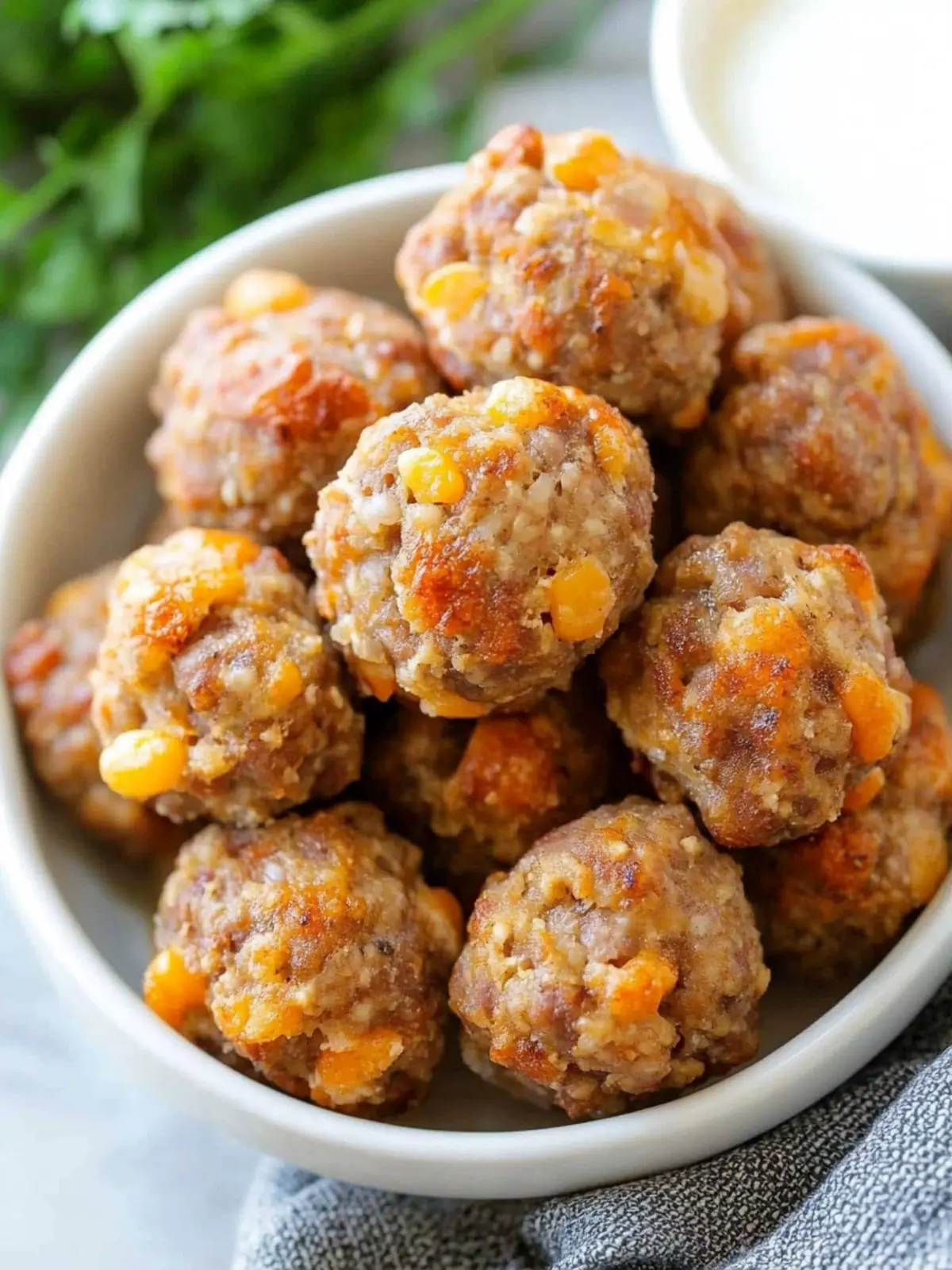 Irresistible 4-Ingredient Sausage Balls Everyone Will Love 3 4-Ingredient Sausage Ball