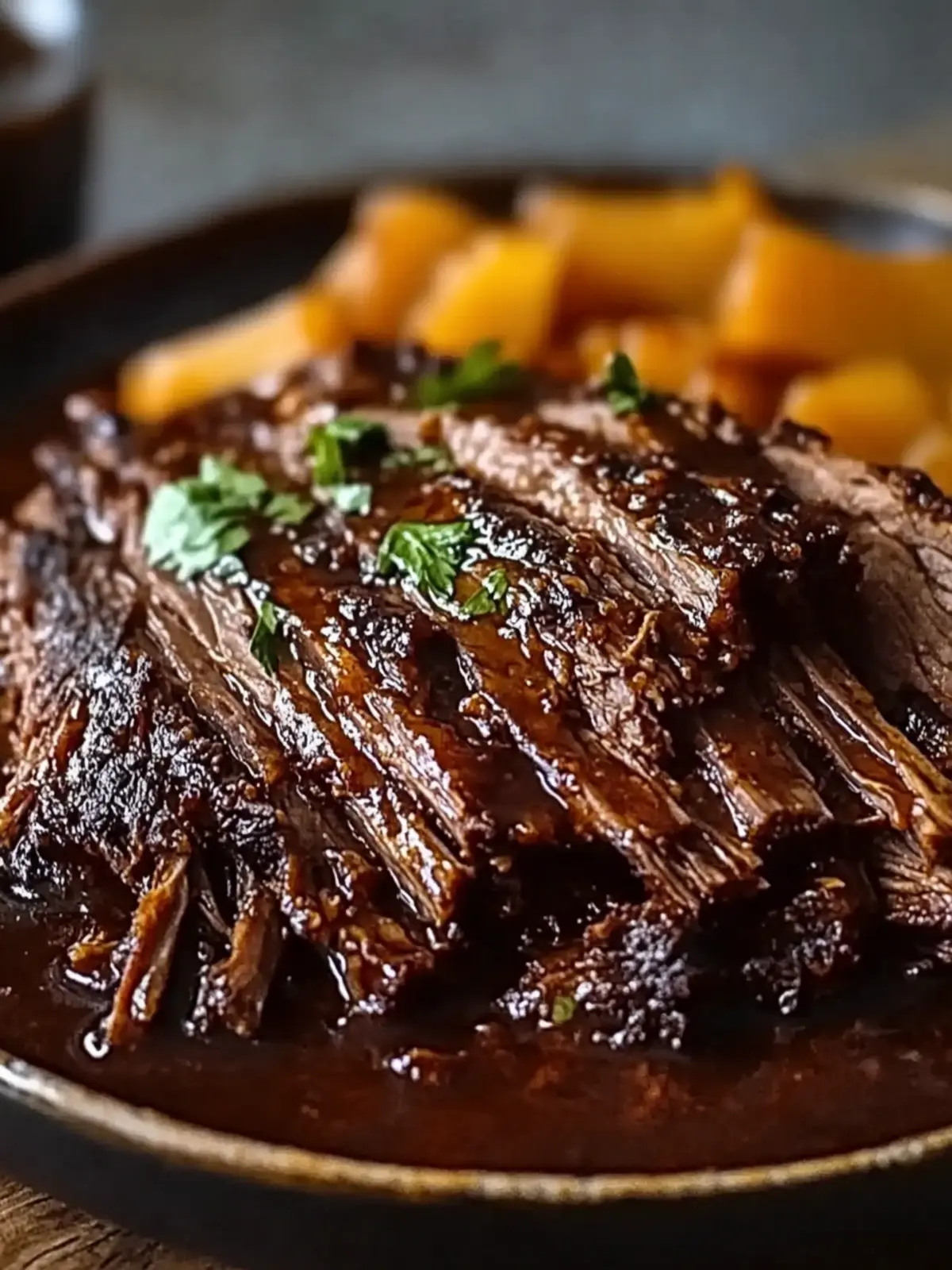 Sweet Spicy & Savory Caramelized Pulled Beef Brisket Bliss 2 Sweet Spicy & Savory Caramelized Pulled Beef Brisket: An Incredible Ultimate Recipe