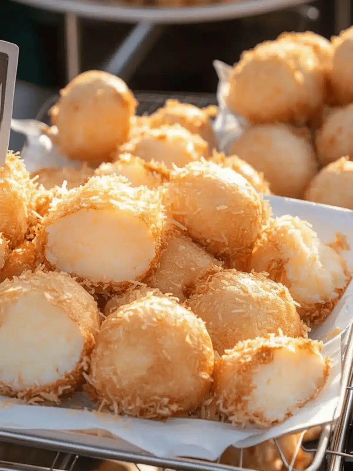 Chewy Sweet Rice-Flour and Coconut Cake for Sweet Moments 2 Sweet Rice-Flour and Coconut Cake