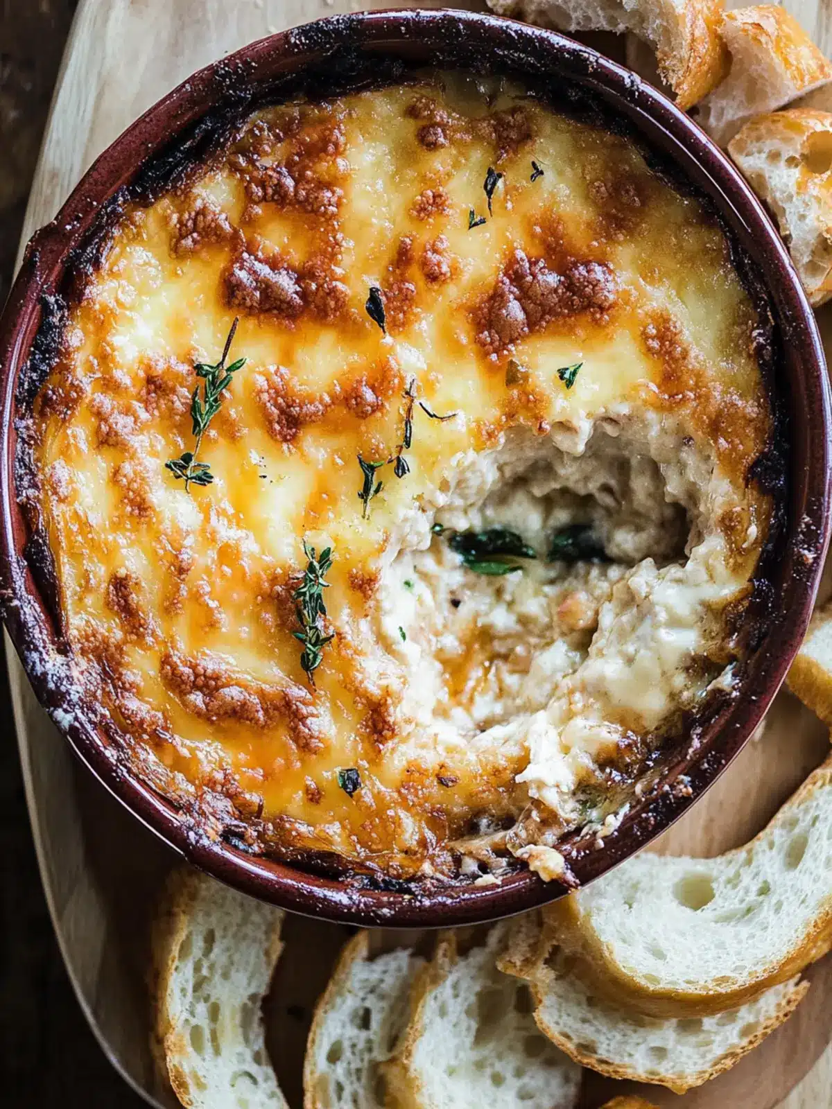 Jammy Hot Caramelized Onion Dip with Gruyere Bliss 3 Jammy Hot Caramelized Onion Dip with Gruyere
