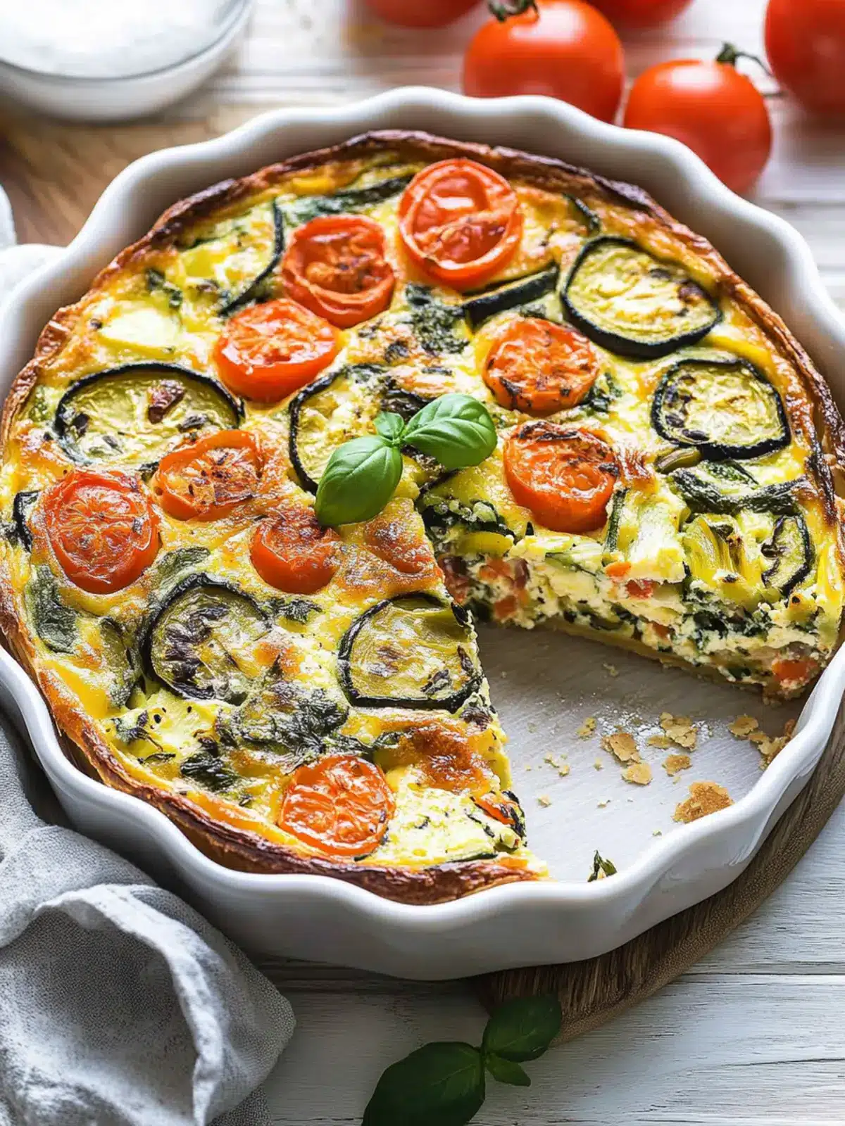 Delicious Crustless Garden Vegetable Quiche for Any Meal 4 Crustless Garden Vegetable Quiche