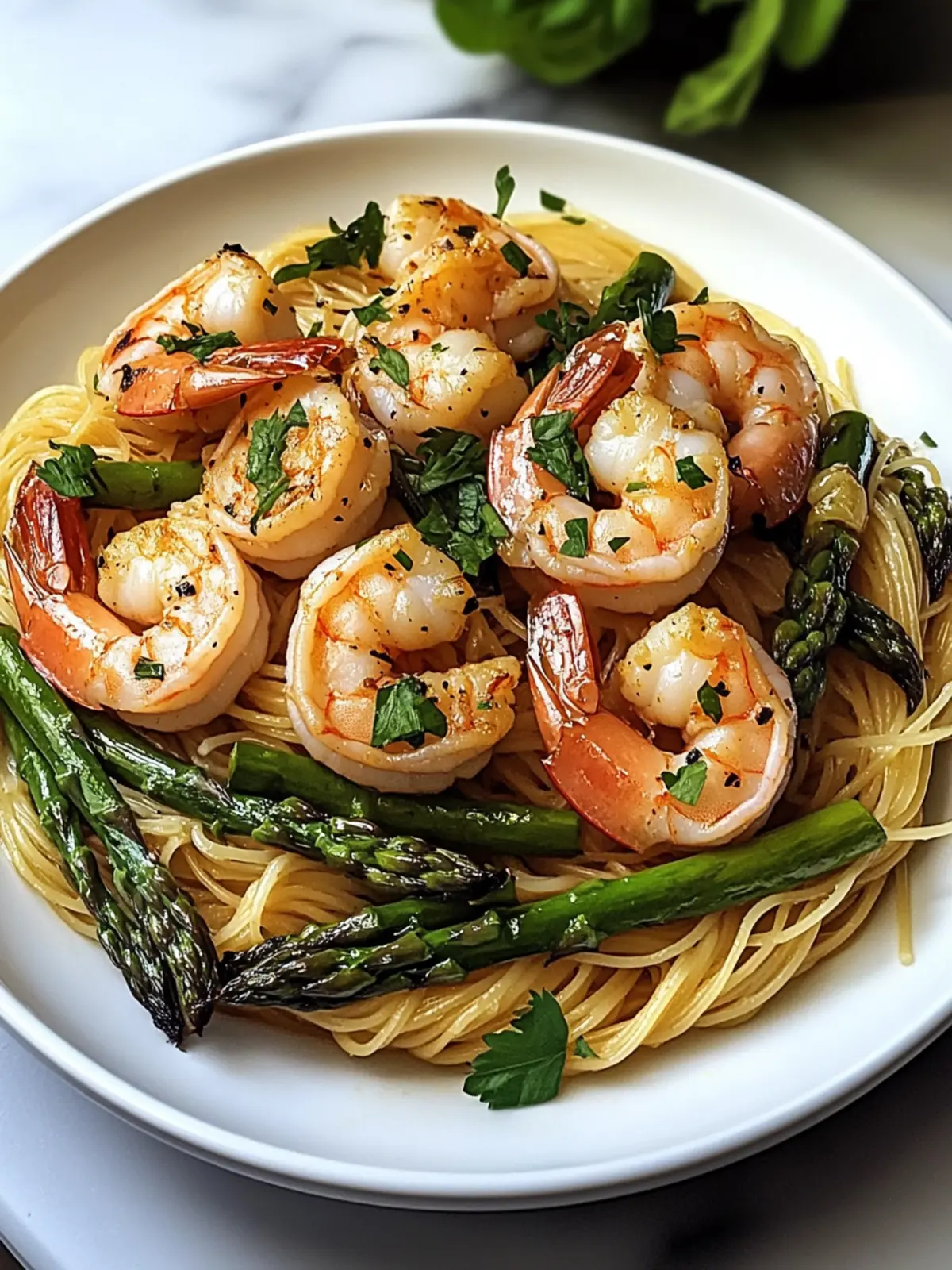Delicious Asparagus Shrimp Angel Hair Pasta in Just 20 Minutes 2 Asparagus Shrimp Angel Hair Pasta