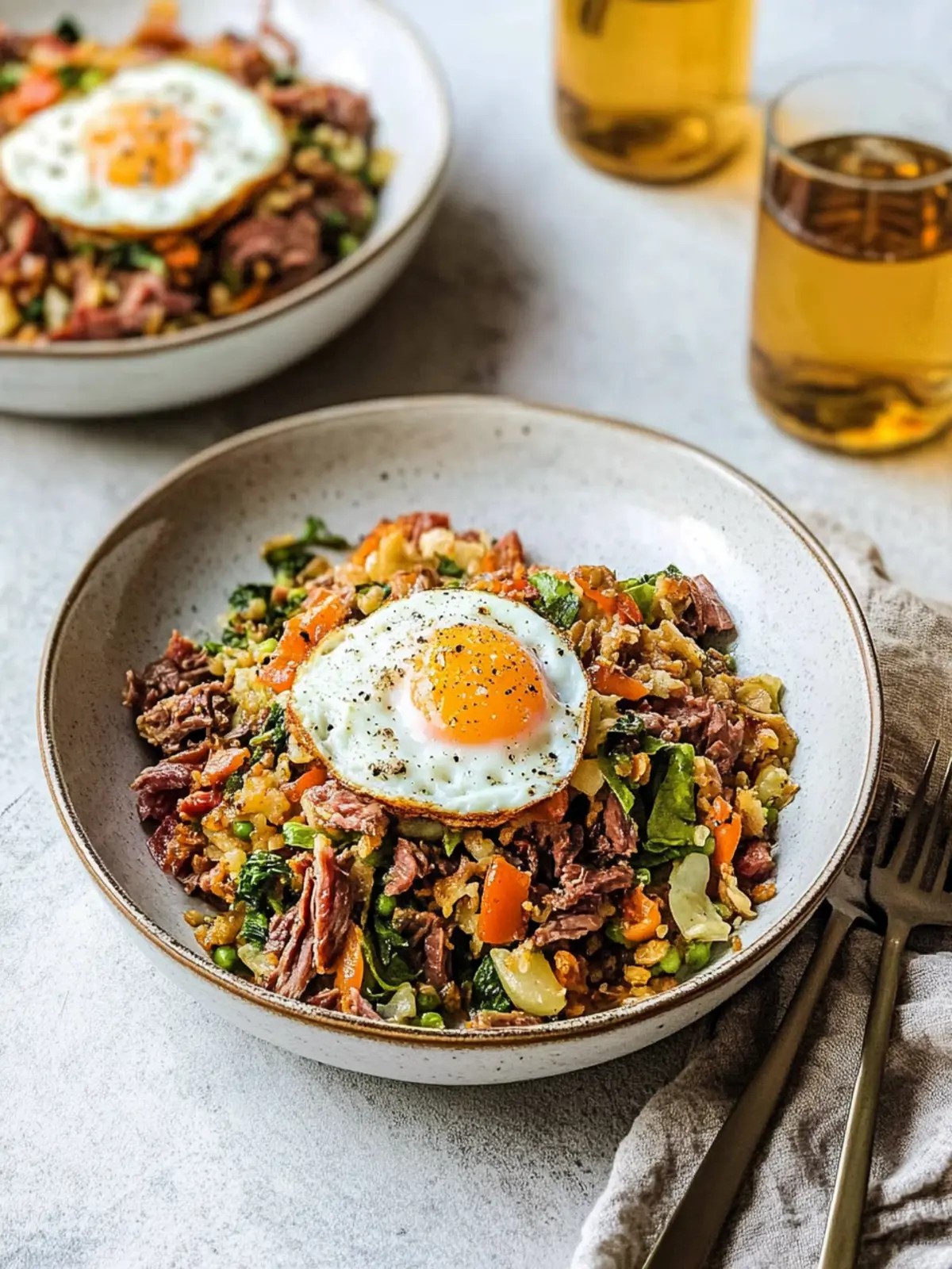 Low-Carb Corned Beef & Egg Hash: A Comfort Food Delight 2 Low-Carb Corned Beef & Egg Hash
