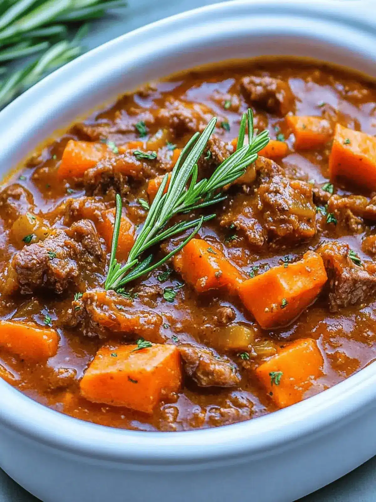 Crockpot Beef + Sweet Potato Stew Warmth for Busy Nights 4 Crockpot Beef + Sweet Potato Stew