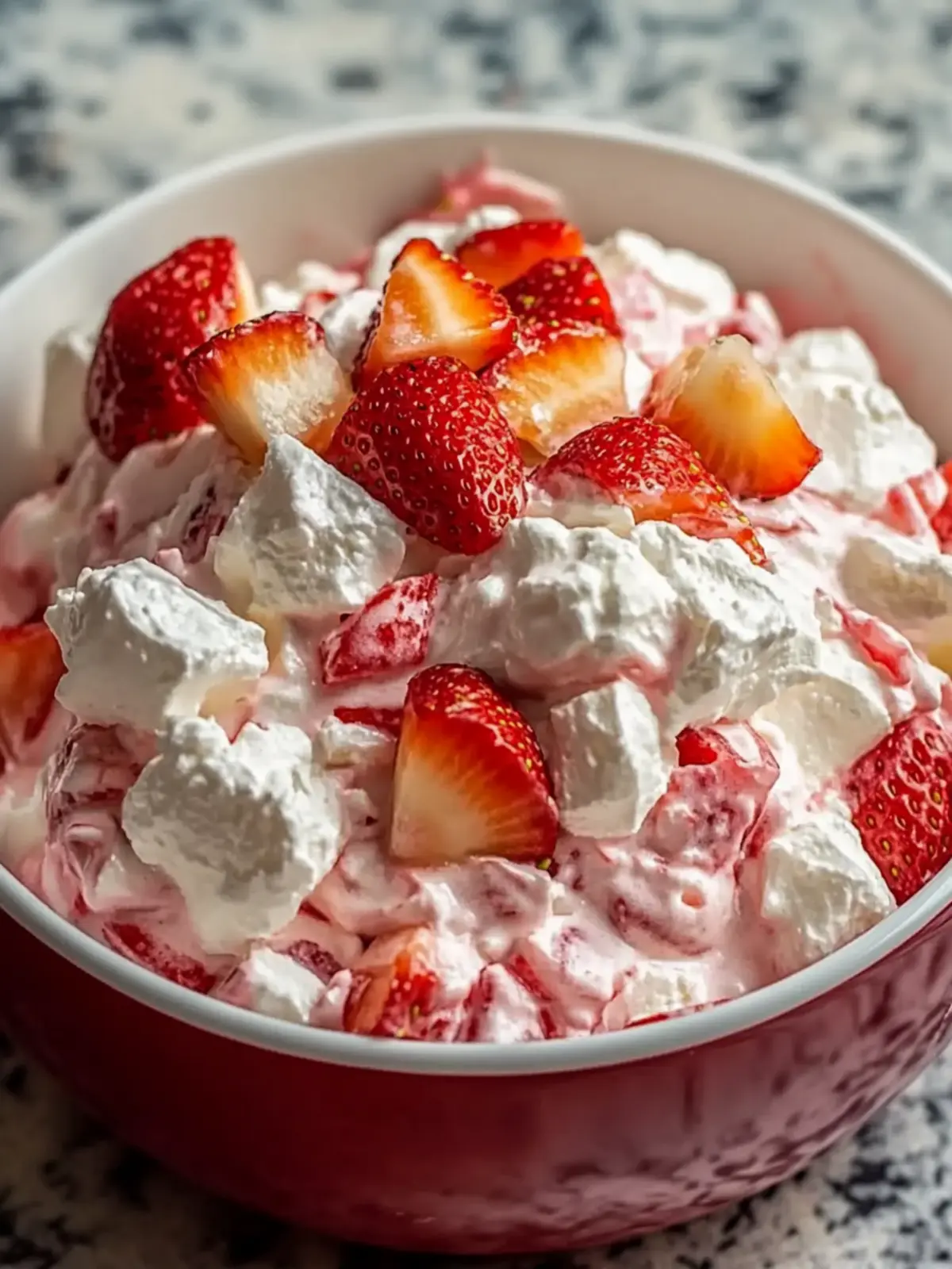 Delightful Strawberry Fluff Salad for Sweet Summer Vibes 2 Strawberry Fluff Salad