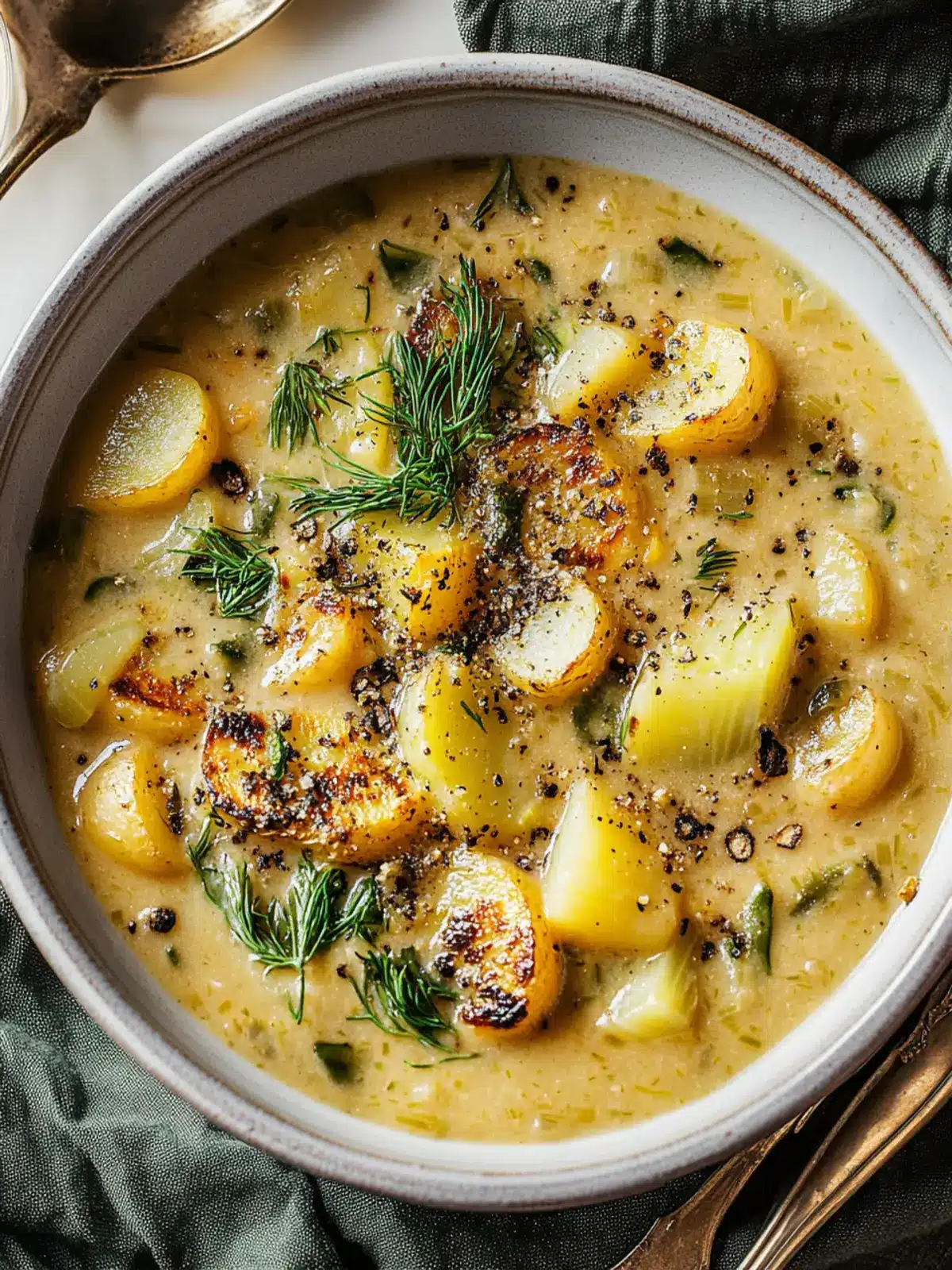 Cozy Up with Roasted Celery and Potato Soup Delight 2 Roasted Celery and Potato Soup