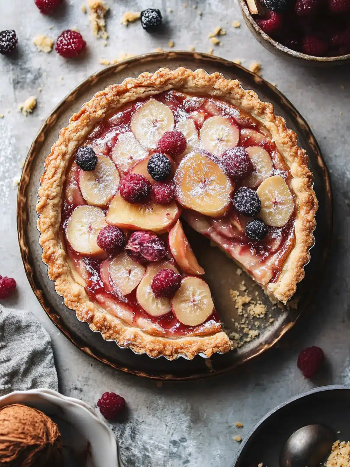 Guava-Coconut Frangipane Tart for a Tropical Dessert Bliss 2 Guava-Coconut Frangipane Tart