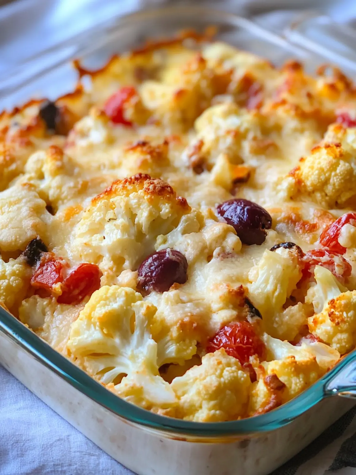 Savory Greek Cauliflower Bake Bursting with Flavor 2 Greek Cauliflower Bake