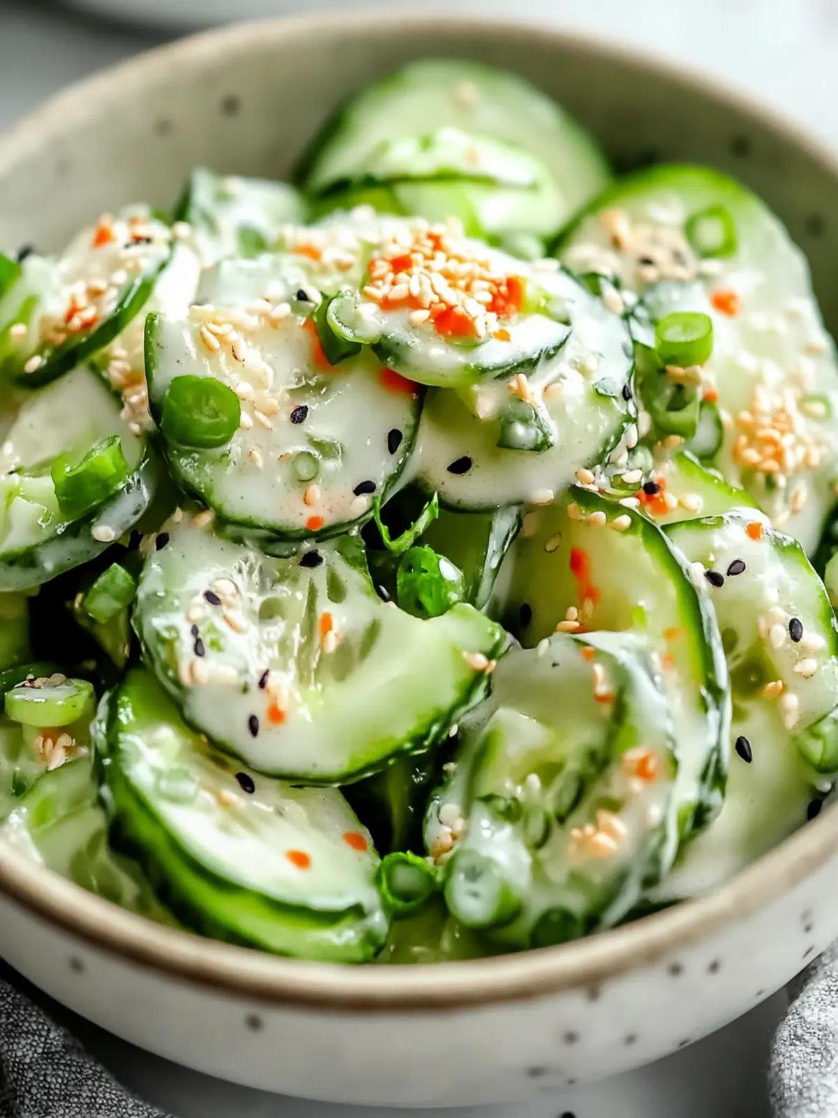 California Roll Cucumber Salad: Refreshing & No-Cook Delight 4 California Roll Cucumber Salad