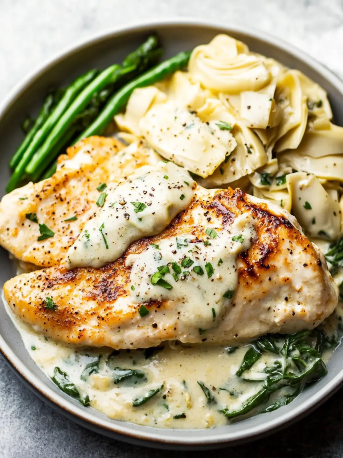 Savory Spinach Artichoke Chicken in 30 Minutes or Less 2 Spinach Artichoke Chicken