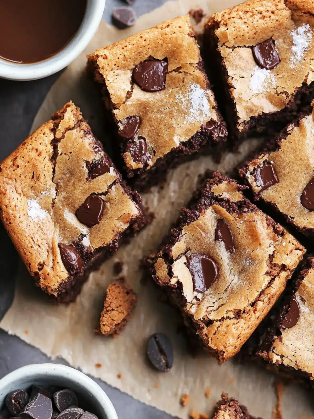 Salted Espresso Chocolate Chunk Blondies You'll Crave Every Time 3 Salted Espresso Chocolate Chunk Blondies