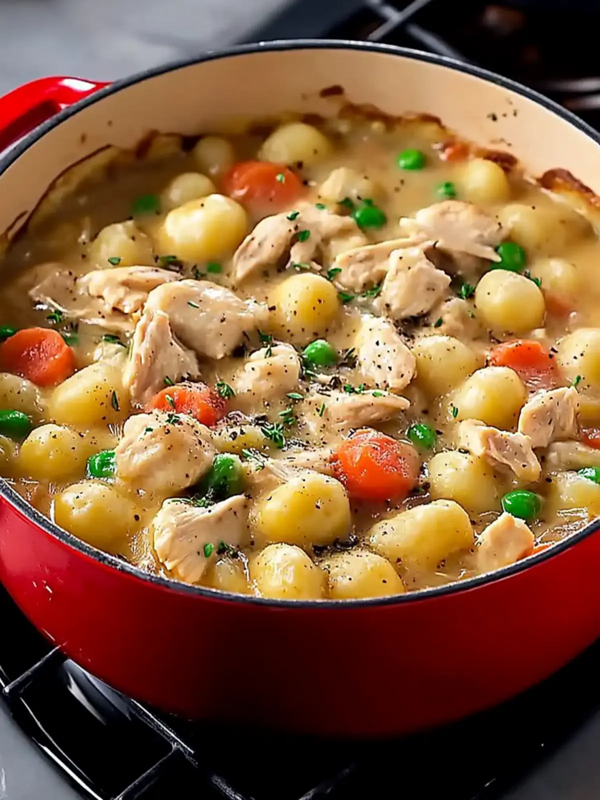 One Pot Gnocchi Chicken Pot Pie for Cozy Nights In 2 One Pot Gnocchi Chicken Pot Pie