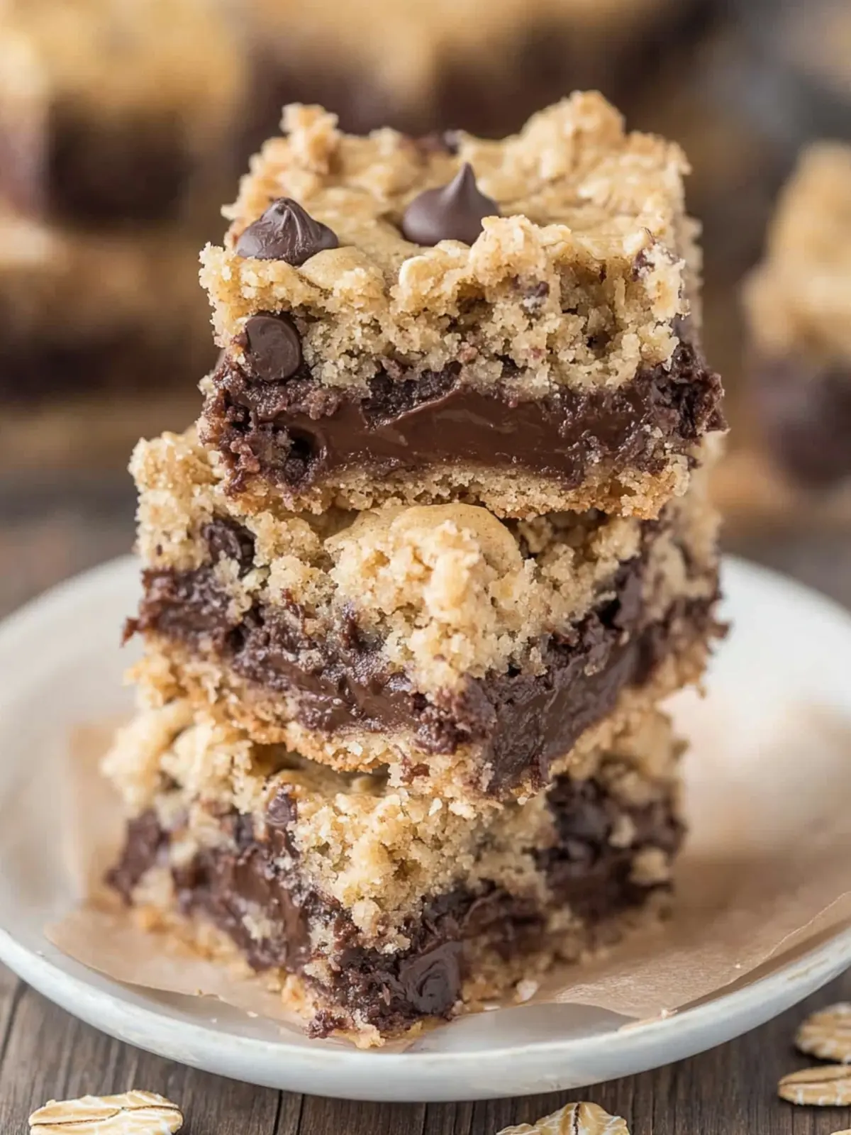 Decadent Oatmeal Cookie Easy Nutella Bars You ll Crave 3 Oatmeal Cookie Easy Nutella Bars