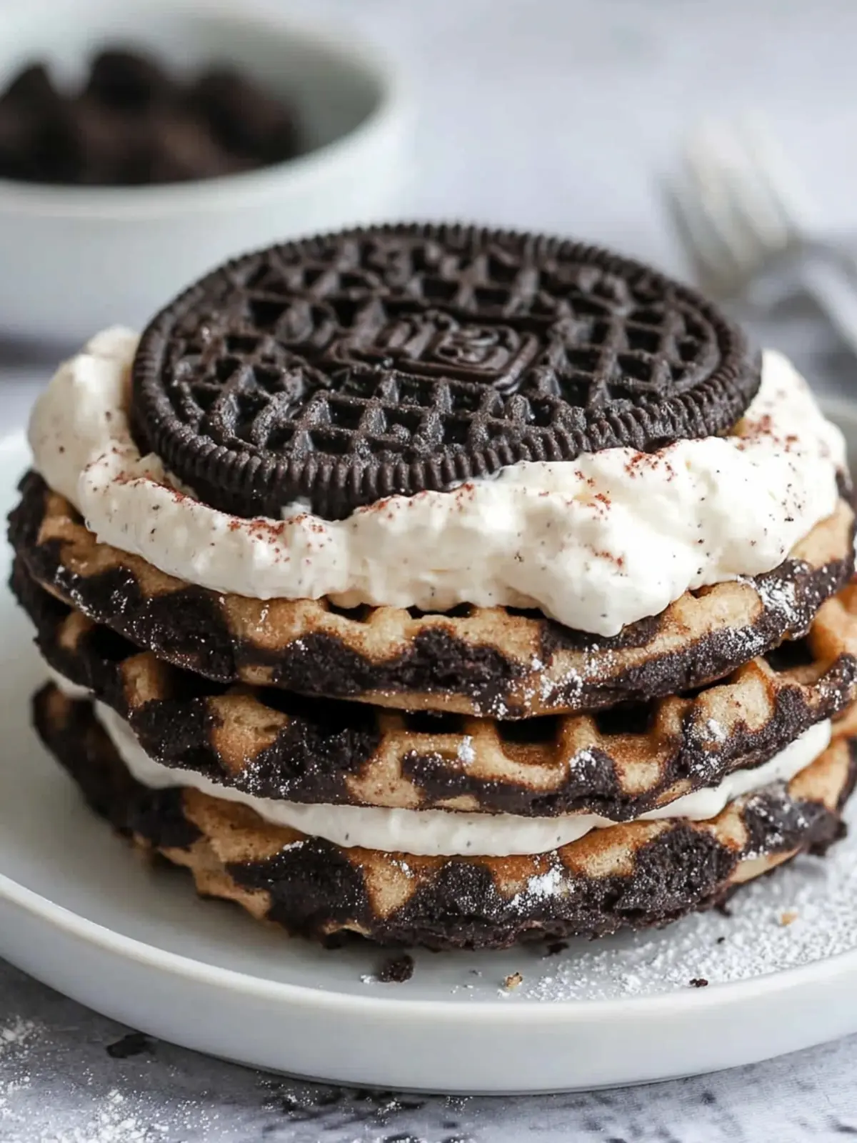 Keto Oreo Chaffles: Your Guilt-Free Sweet Craving Fix 3 Keto Oreo Chaffles