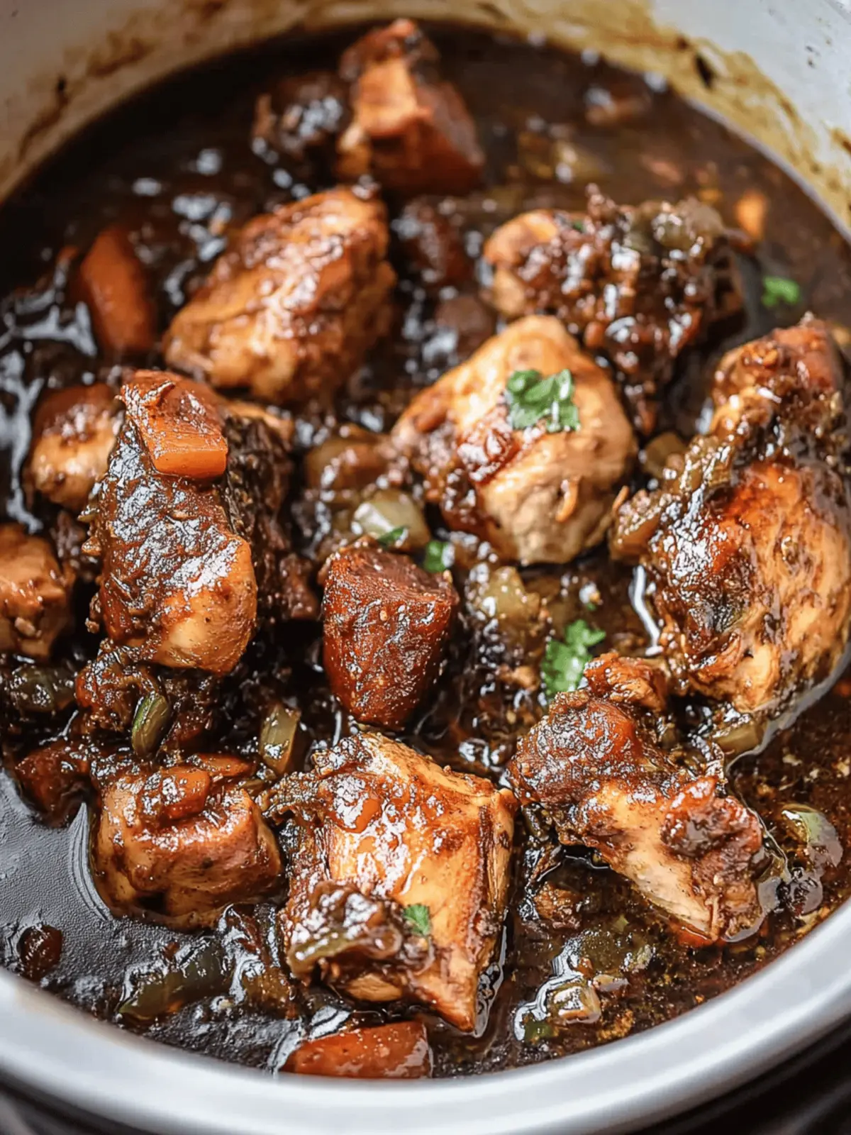 Savory Brown Stew Chicken: A Taste of Jamaica at Home 4 Brown Stew Chicken