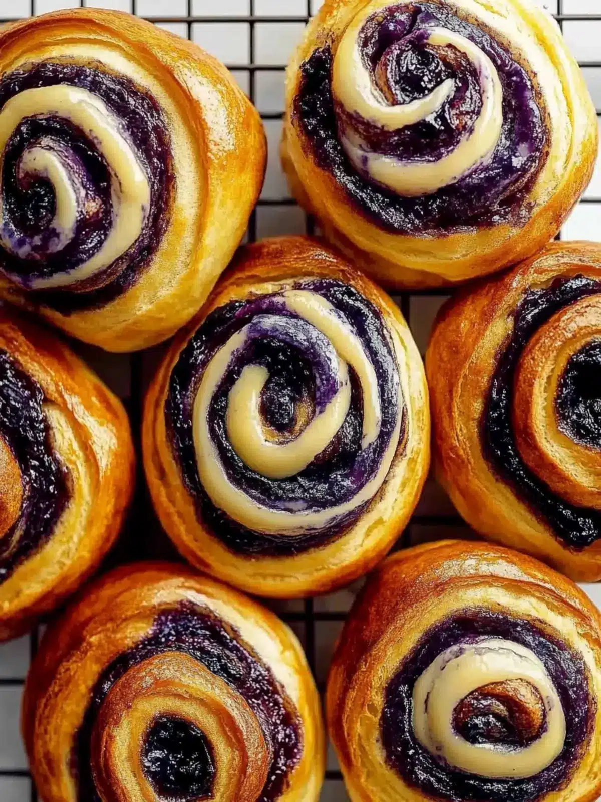 Lemon Brioche Buns with Blueberry Filling: Sweet Bliss Awaits 3 Lemon Brioche Buns with Blueberry Filling