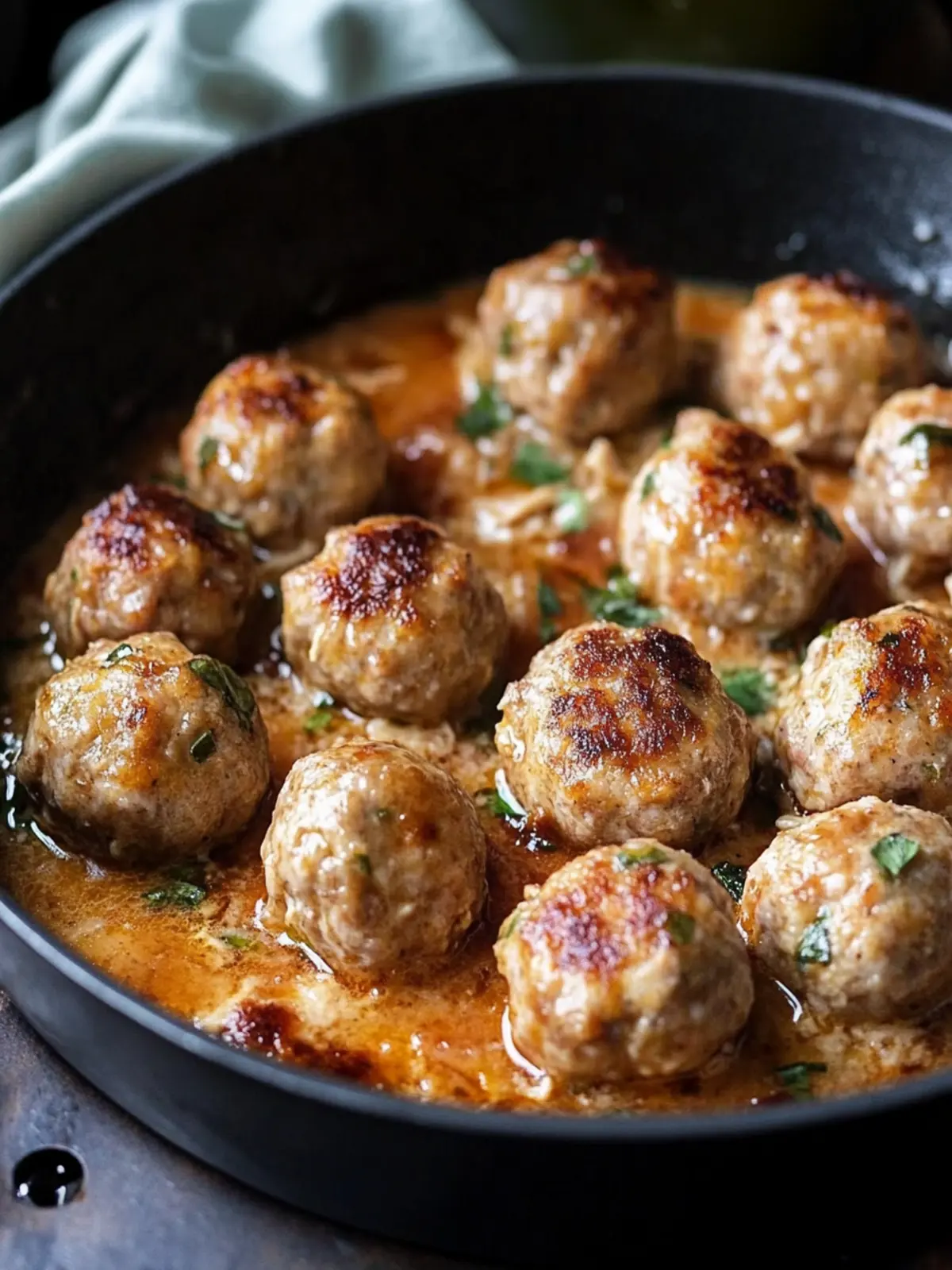 Marry Me Chicken Meatballs with Sun-Dried Tomato Sauce 2 Marry Me Chicken Meatballs