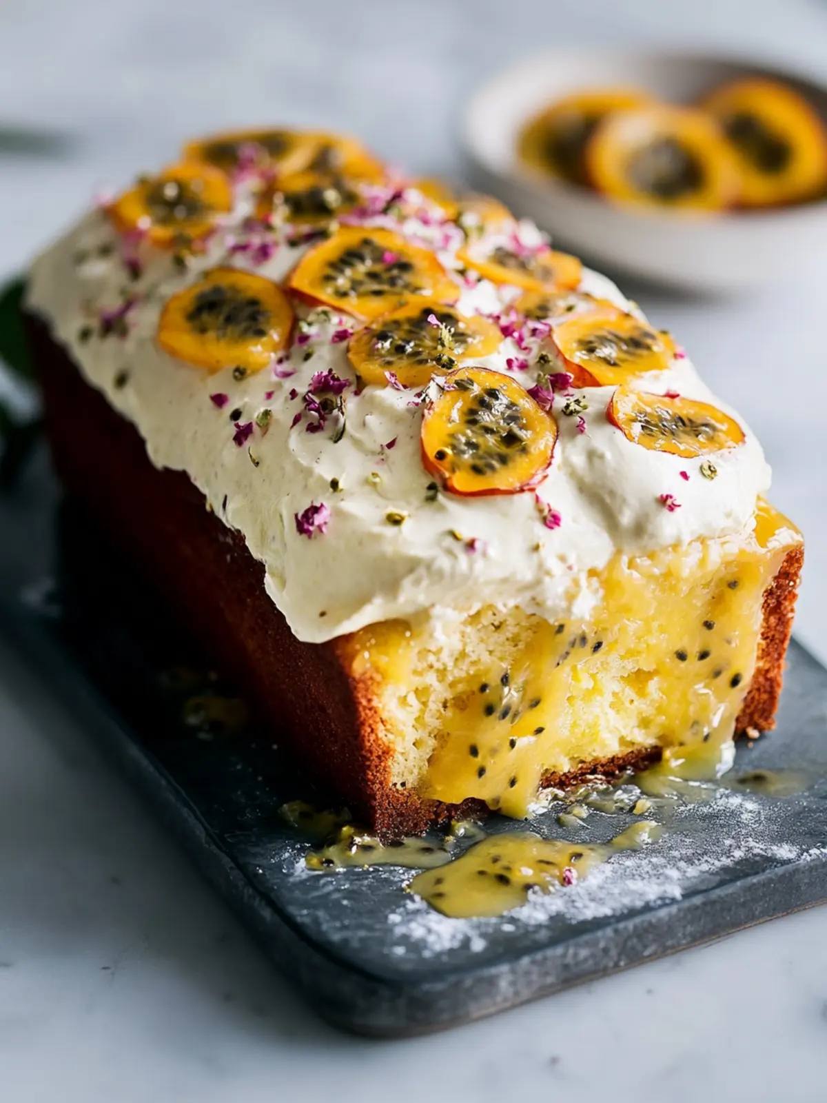 Irresistible Passionfruit Yoghurt Loaf You ll Love to Bake 3 Passionfruit Yoghurt Loaf