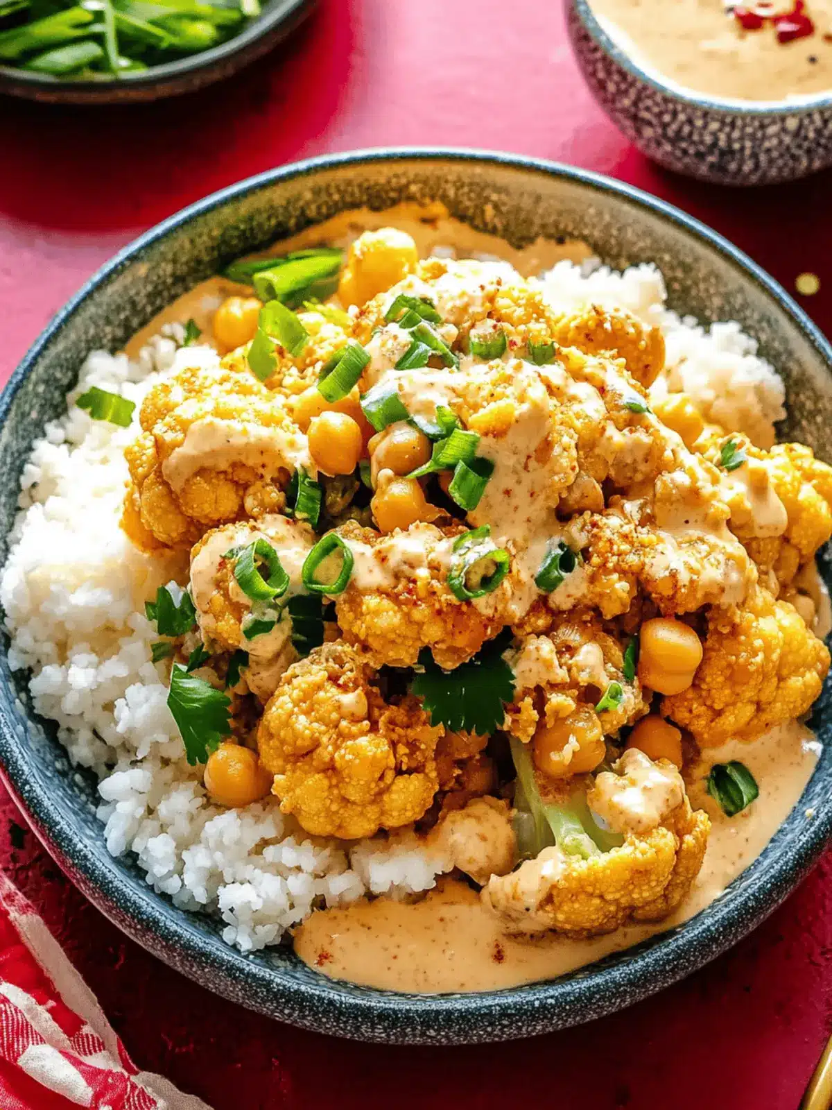 Savor Bang Bang Cauliflower & Chickpeas: A Game-Changer Recipe 2 Bang Bang Cauliflower & Chickpeas