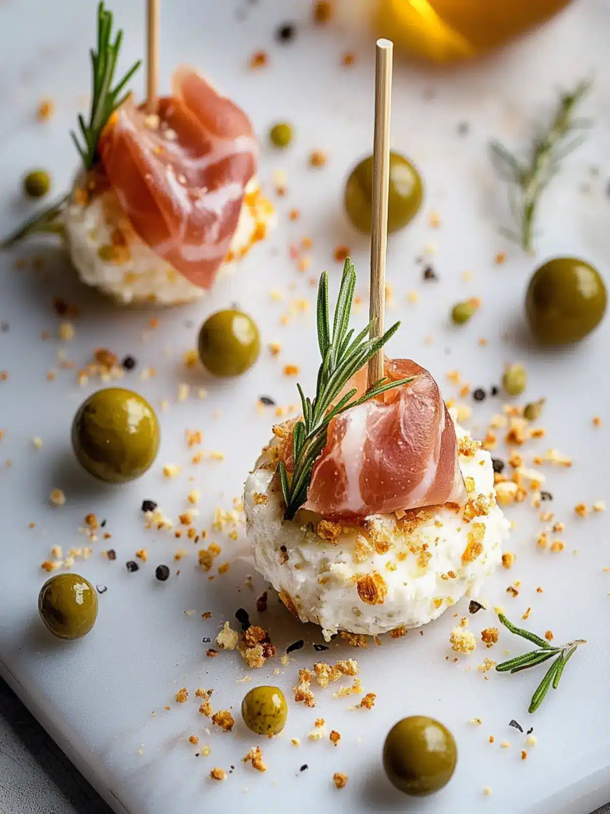 Goat Cheese & Prosciutto Bonbons: Elevate Your Appetizer Game 4 Goat Cheese & Prosciutto Bonbons