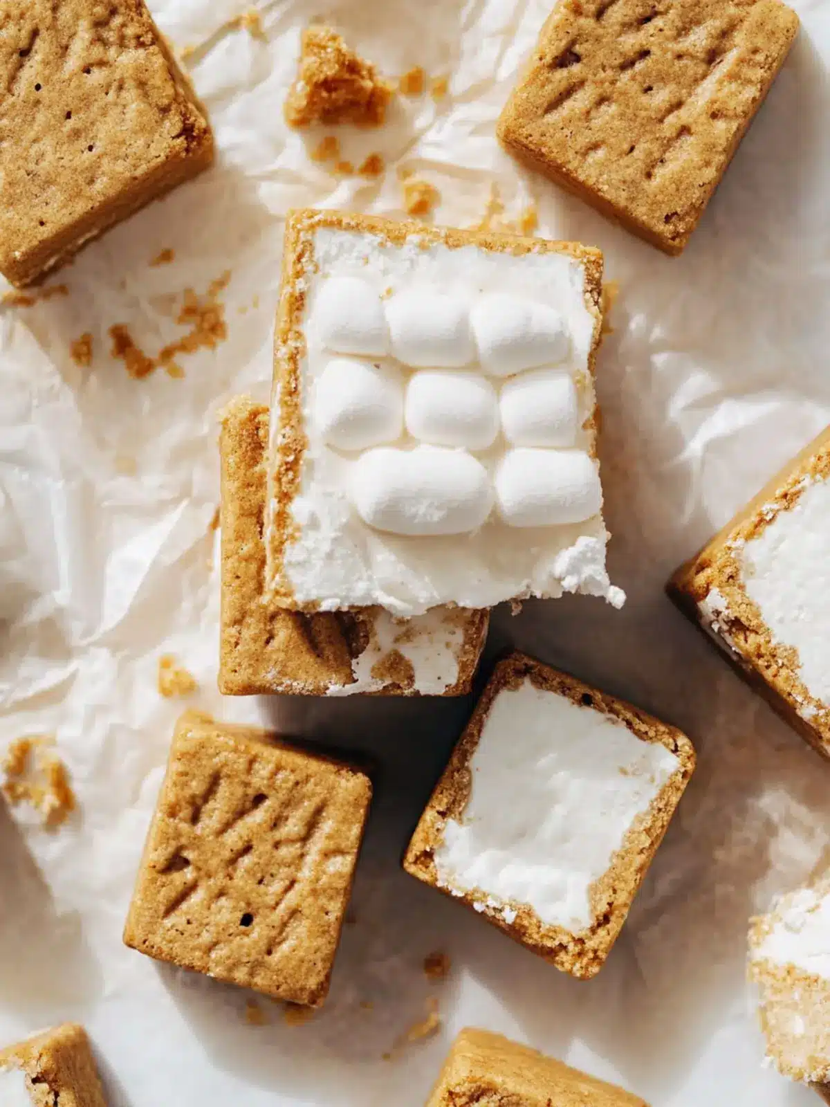 Deliciously Gooey Cookie Butter Marshmallow Treats to Share 4 Cookie Butter Marshmallow Treats
