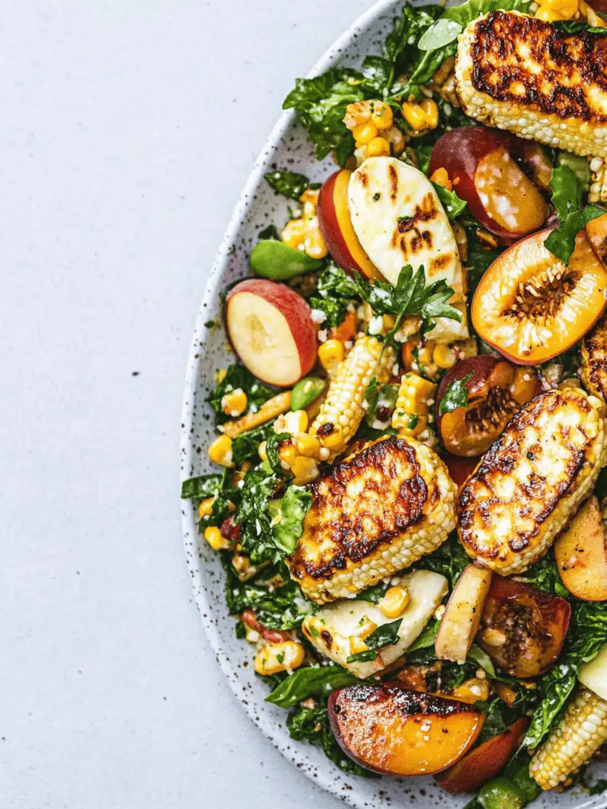 Delicious Summer Corn, Nectarine & Haloumi Salad You ll Love 2 Summer Corn, Nectarine & Haloumi Salad