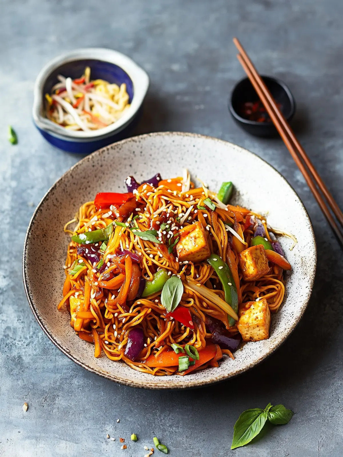 30-Minute Vegetable Tofu Lo Mein: Quick Plant-Based Delight 2 30-minutes Vegetable Tofu Lo Mein