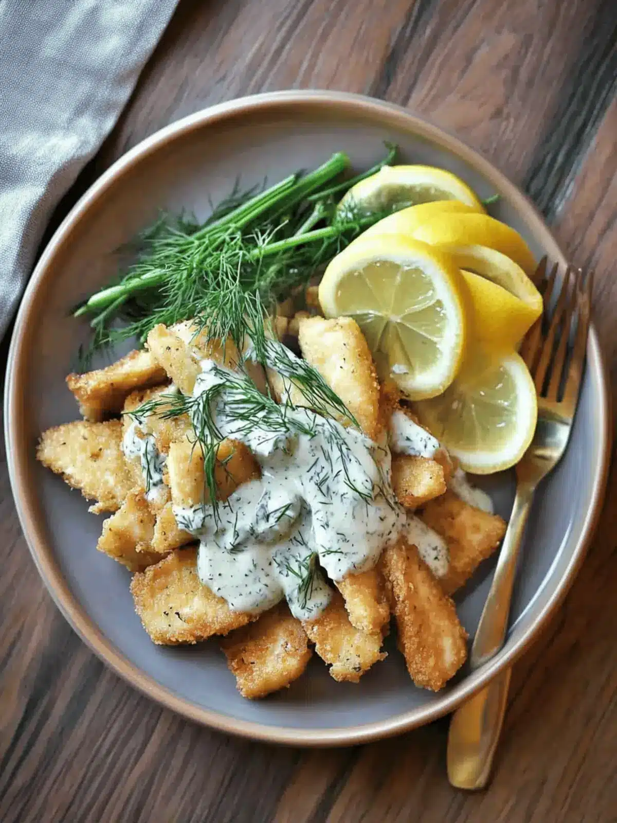Vegan Crispy Tofu with Lemon Dill Cream Sauce You'll Love 3 Vegan Crispy Tofu with Lemon Dill Cream Sauce