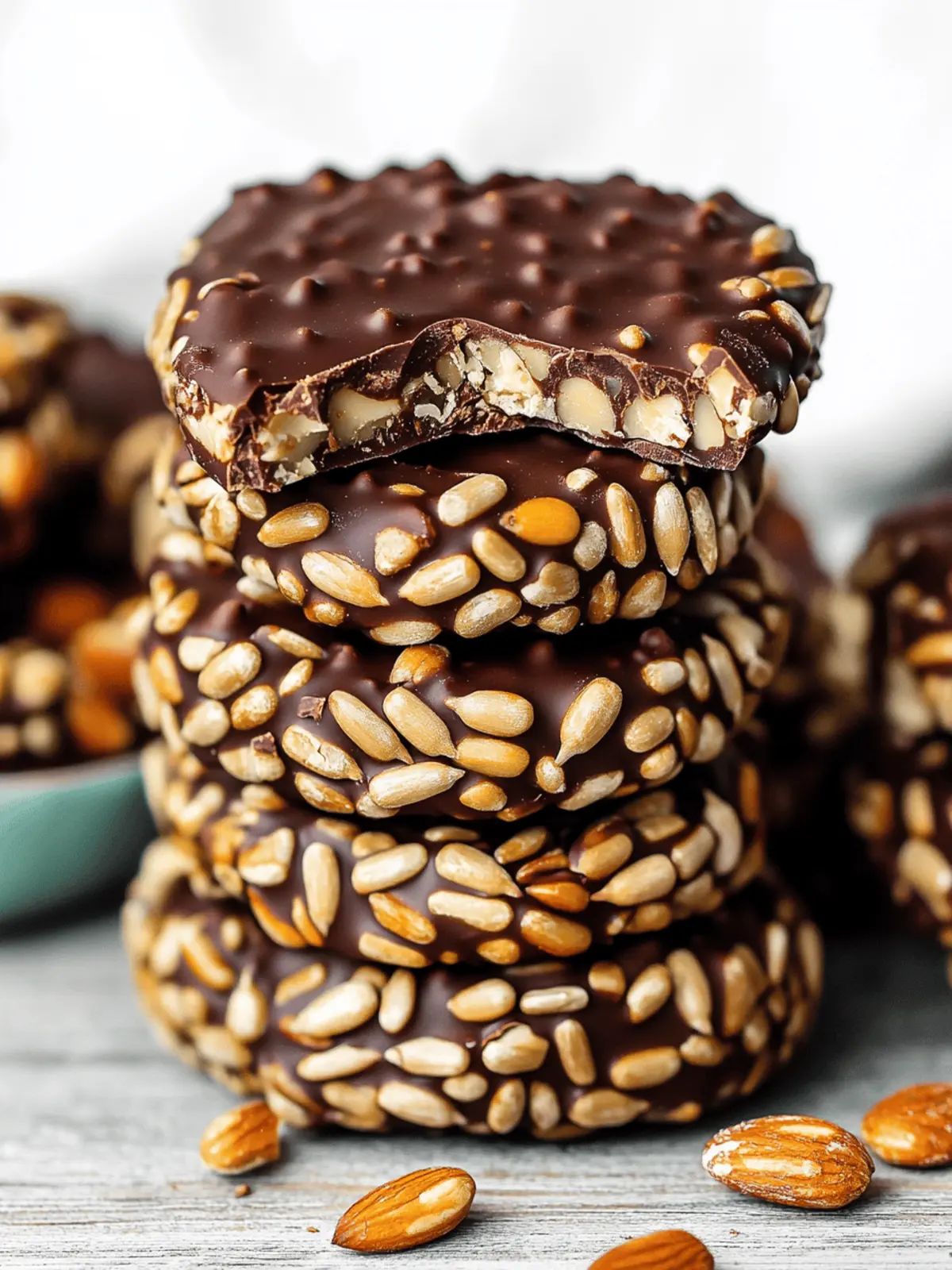 Irresistible 4-Ingredient Sunflower Seed Chocolate Bites 2 4-Ingredient Sunflower Seed Chocolate Bites