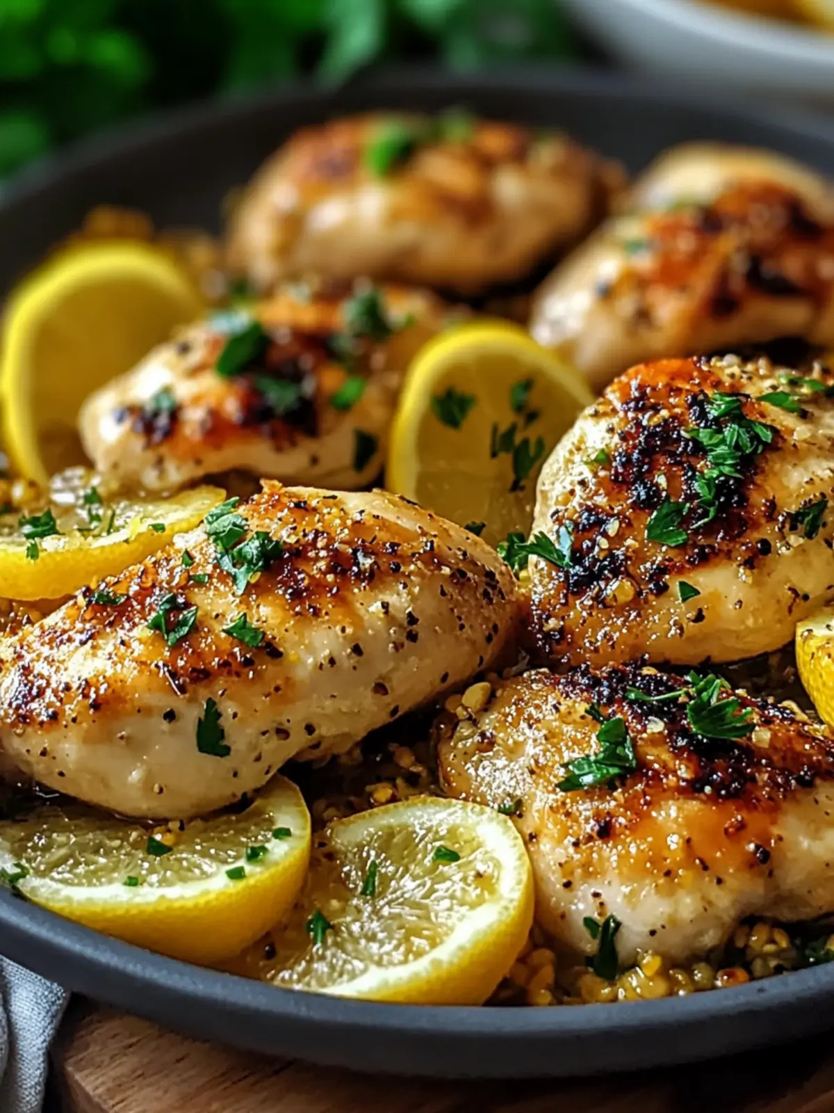 Juicy Lemon Garlic Chicken: A Quick and Healthy Delight 4 Juicy Lemon Garlic Chicken