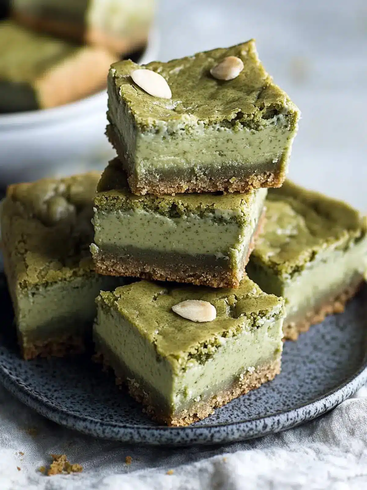 Matcha Green Tea Cheesecake Blondies for Sweet Bliss 3 Matcha Green Tea Cheesecake Blondies