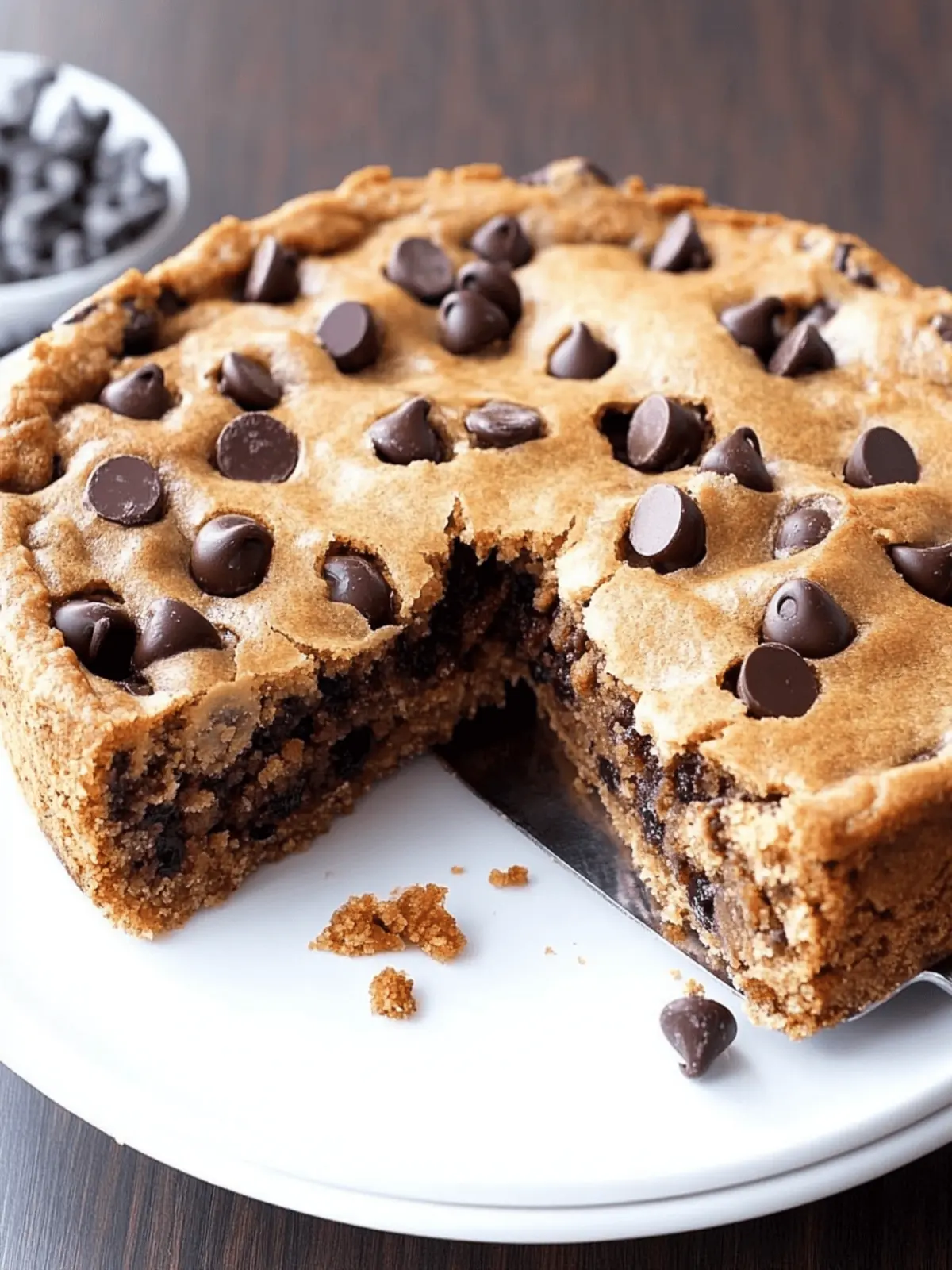 Decadent Healthy Chocolate Chip Cookie Pie Your New Favorite Dessert 2 Healthy Chocolate Chip Cookie Pie
