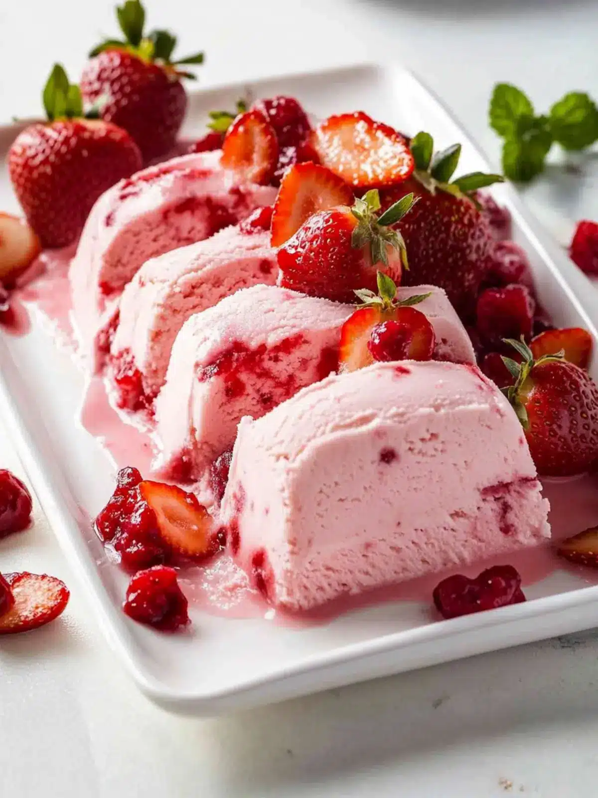 Decadent Strawberry Semifreddo You Need This Summer 2 Strawberry Semifreddo