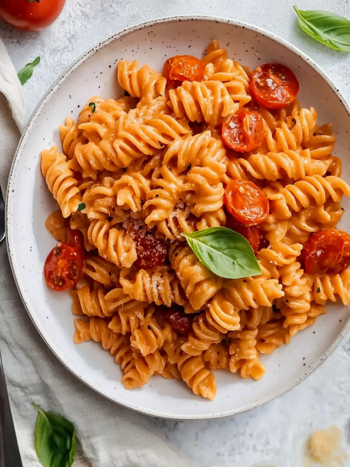 Creamy Oat Milk and Tomato Pasta for Cozy Nights In 2 Creamy Oat Milk and Tomato Pasta
