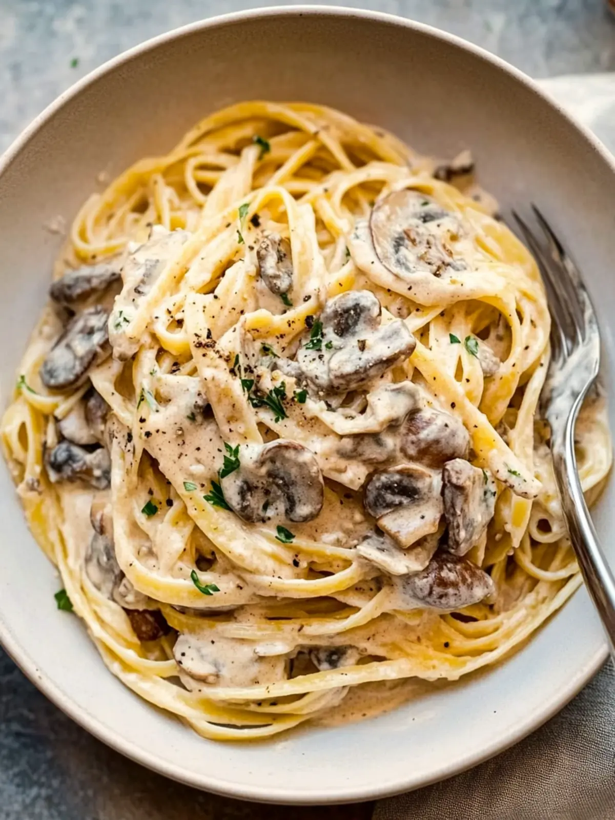 Irresistible Mushroom Cream Sauce Pasta in Just 30 Minutes 3 Mushroom Cream Sauce Pasta