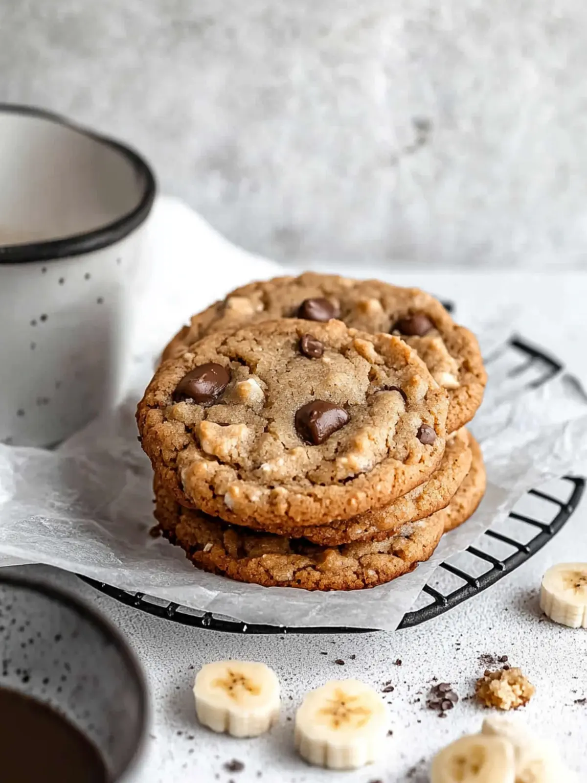 Irresistible Banana Bread Cookies with Chocolate Delight 4 Banana Bread Cookies