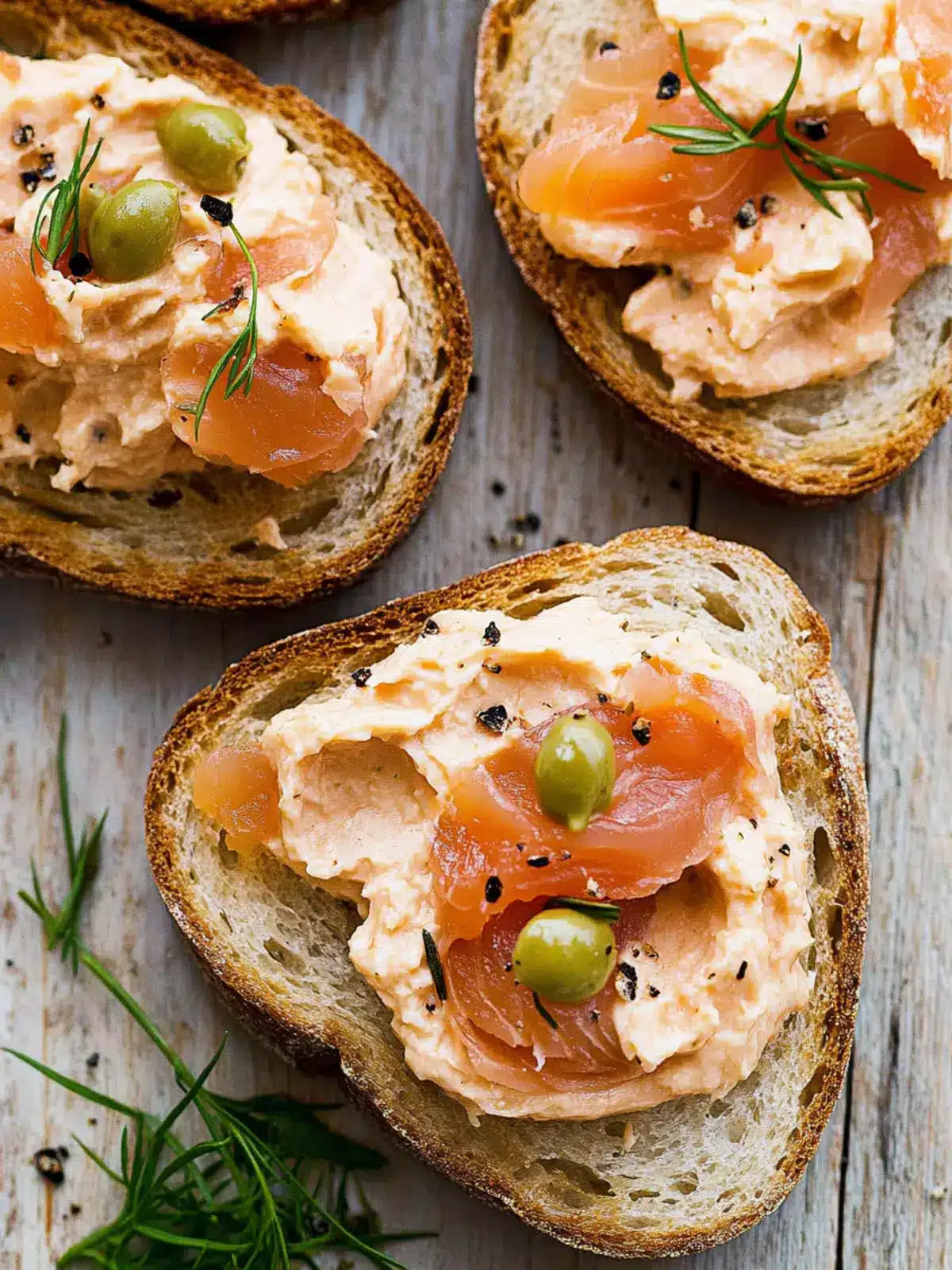 Savory Smoked Salmon Crostini for Effortless Entertaining 2 Smoked Salmon Crostini