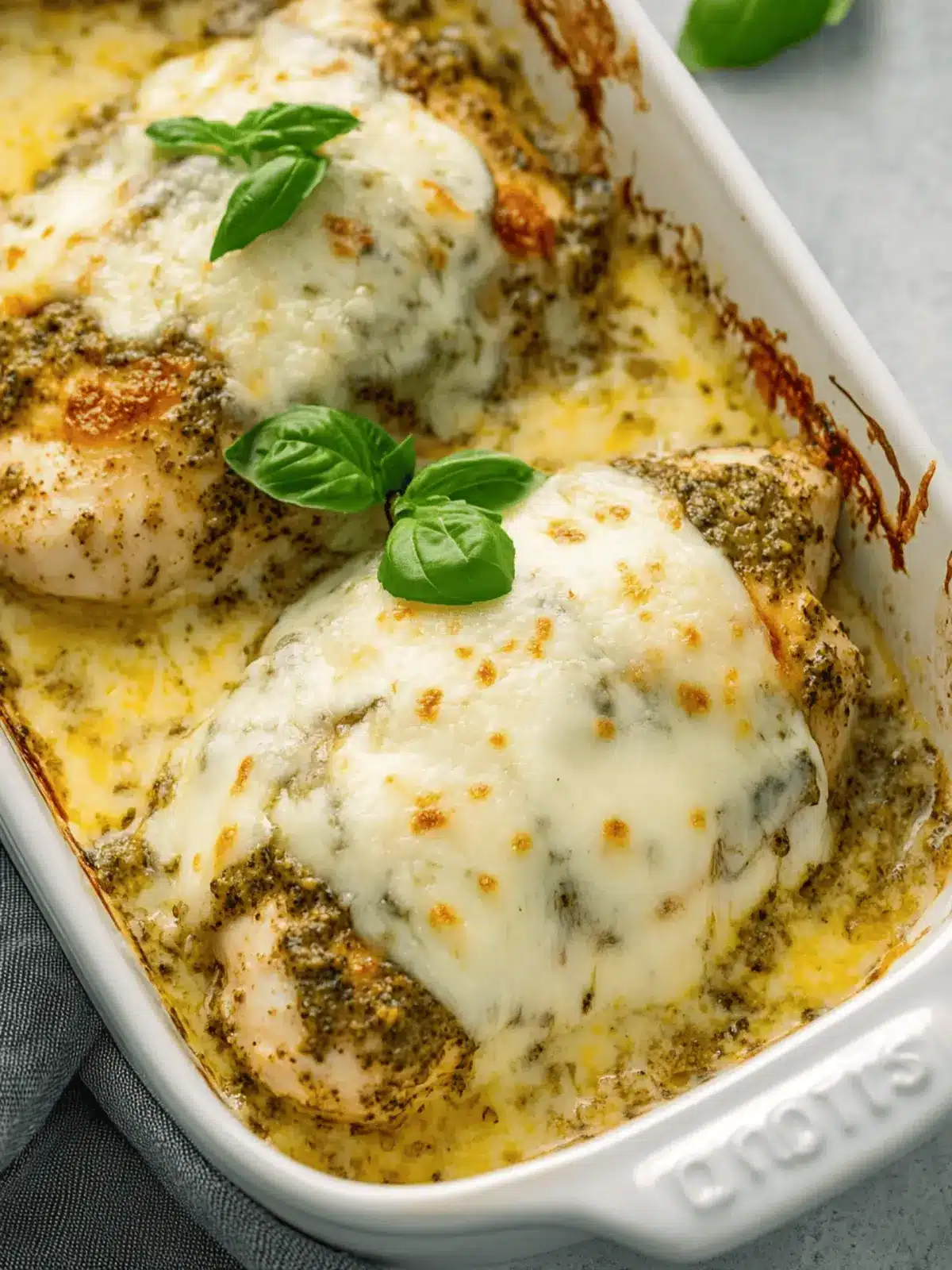 Cheesy Pesto Chicken: A Flavor-Packed Feast You'll Love 2 Cheesy Pesto Chicken