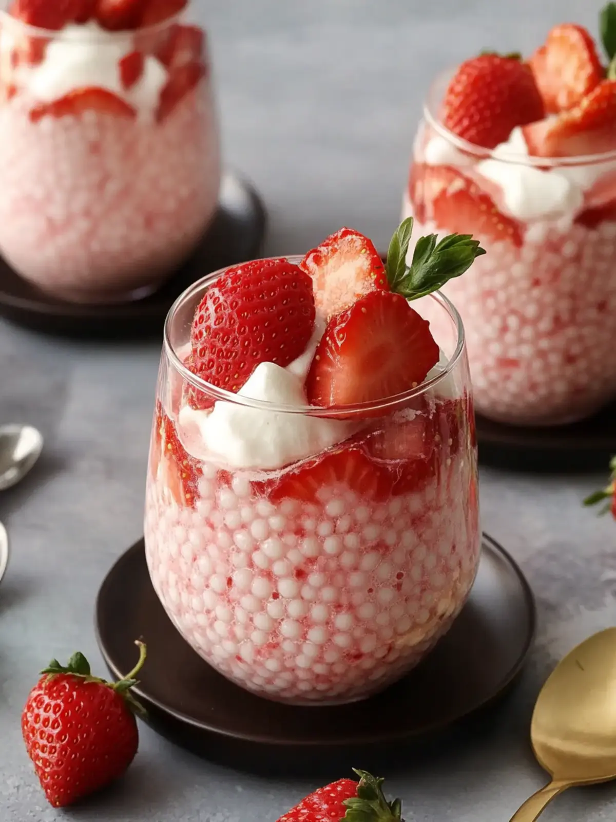 Easy Strawberry Sago Dessert with Coconut Milk Bliss 2 Easy Strawberry Sago Dessert with Coconut Milk