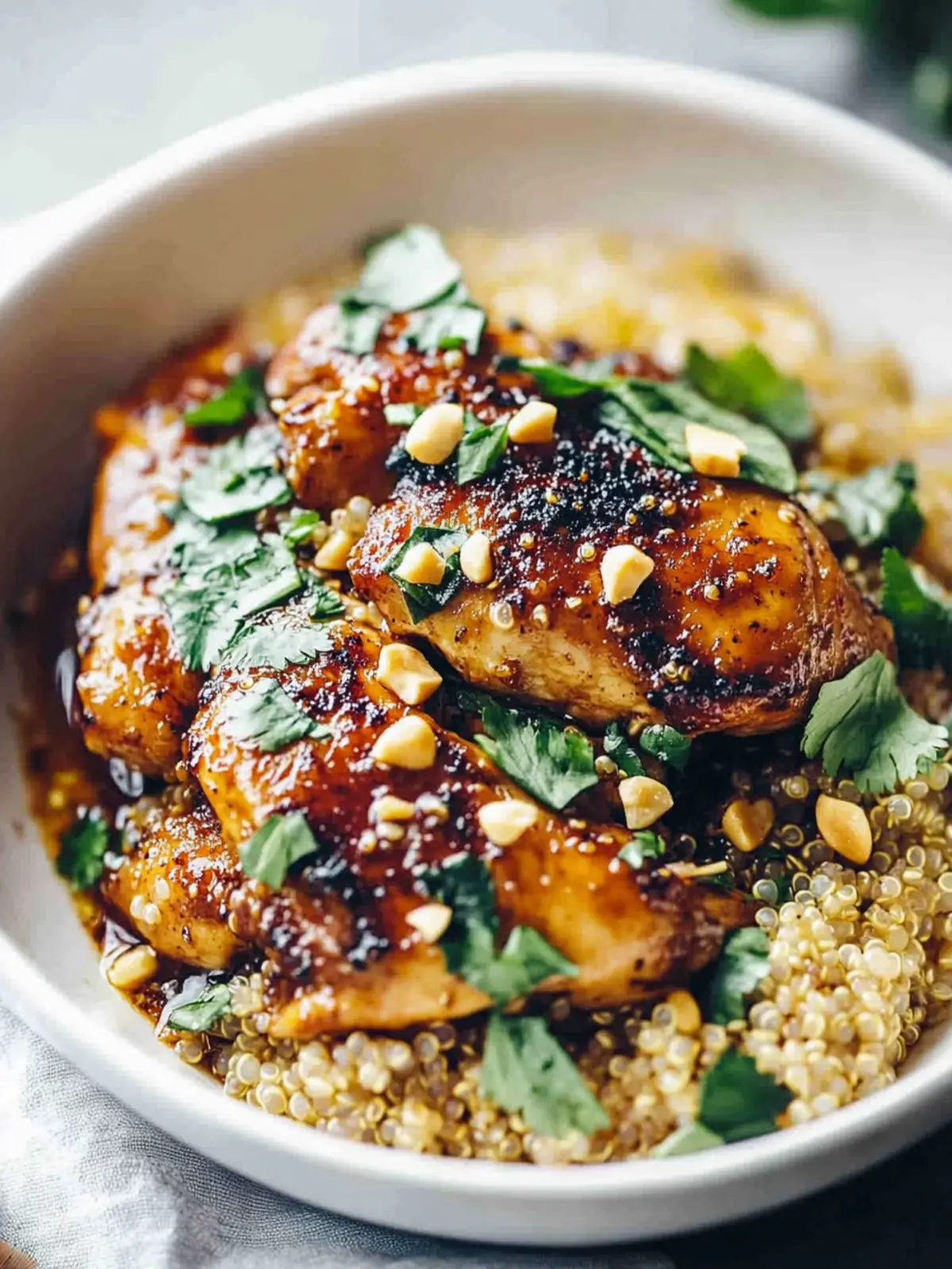 Irresistible Spicy Thai Chicken and Quinoa Bowl Delight 3 Spicy Thai Chicken and Quinoa