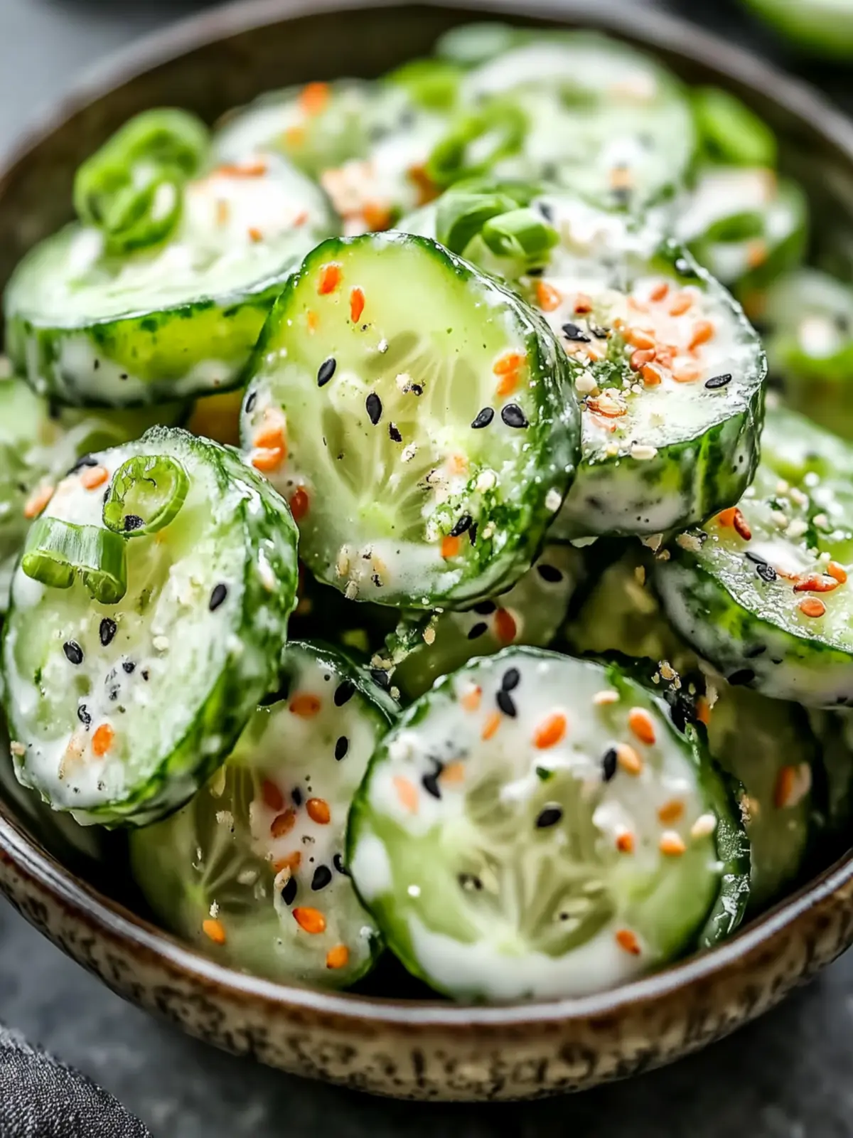 California Roll Cucumber Salad: Refreshing & No-Cook Delight 2 California Roll Cucumber Salad