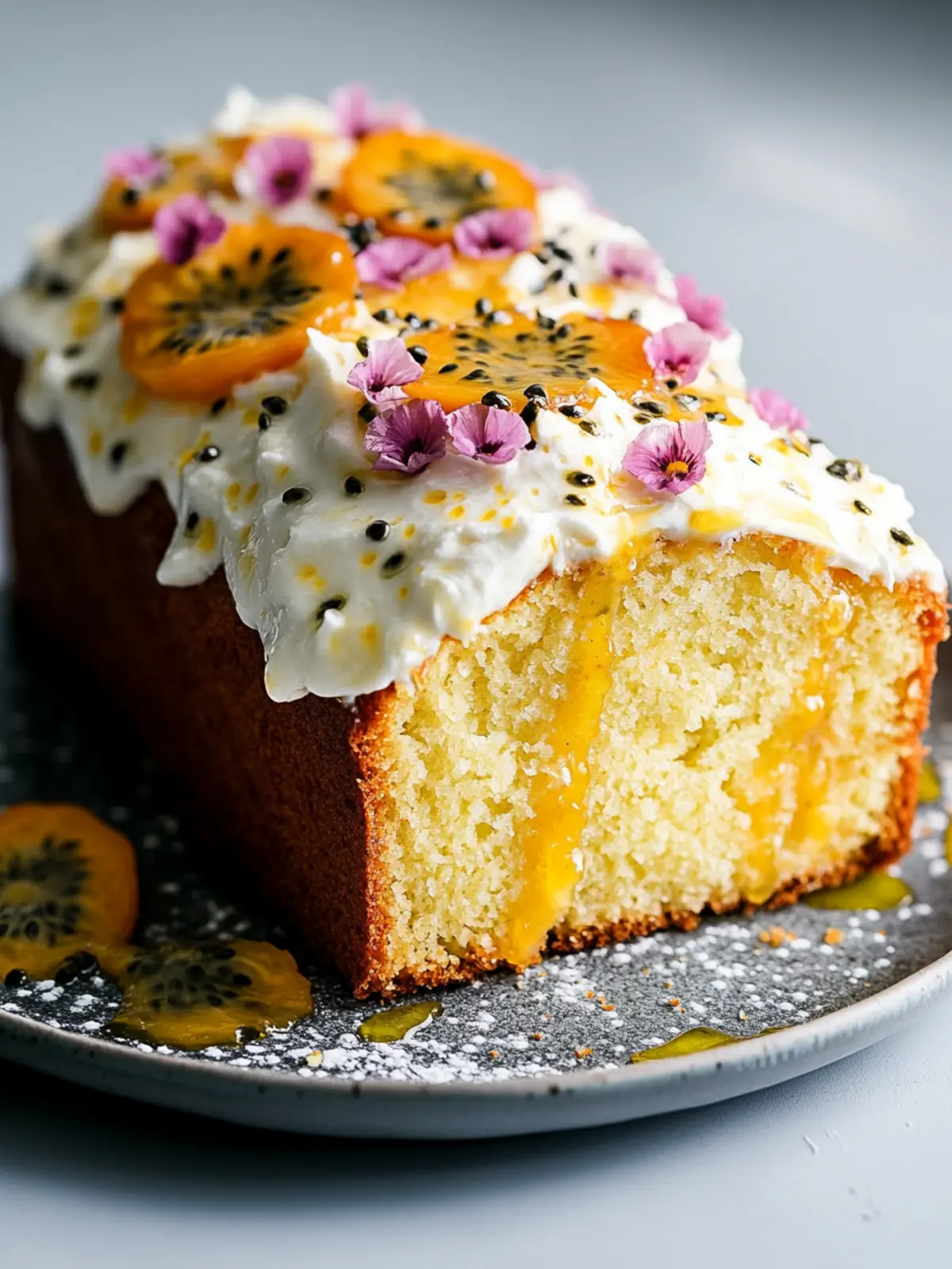 Irresistible Passionfruit Yoghurt Loaf You ll Love to Bake 2 Passionfruit Yoghurt Loaf