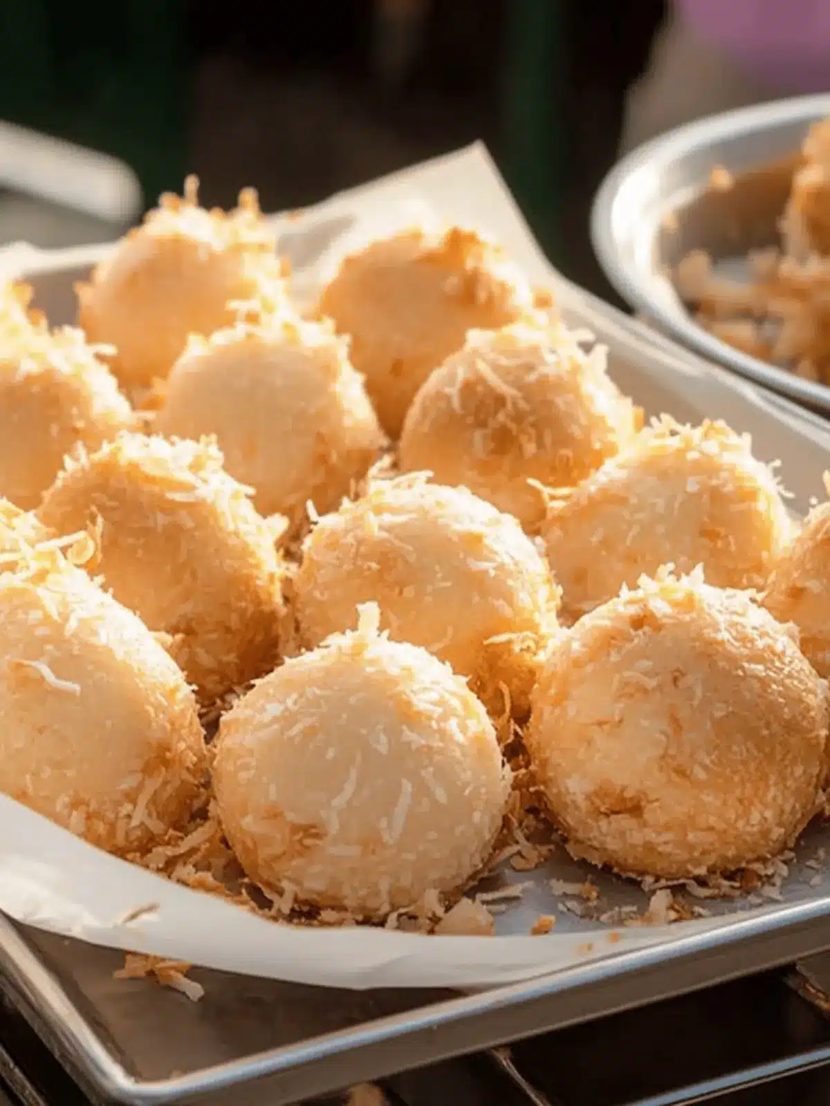 Chewy Sweet Rice-Flour and Coconut Cake for Sweet Moments 3 Sweet Rice-Flour and Coconut Cake