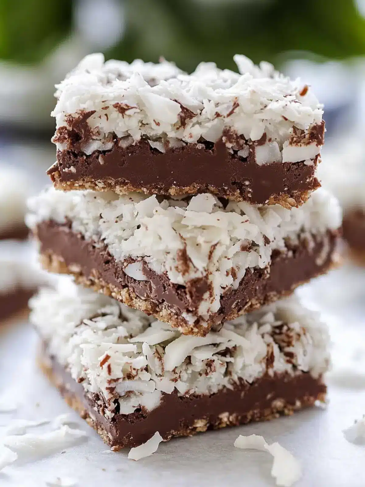 Decadent No-Bake Chocolate Coconut Bars You ll Love 3 No-Bake Chocolate Coconut Bars
