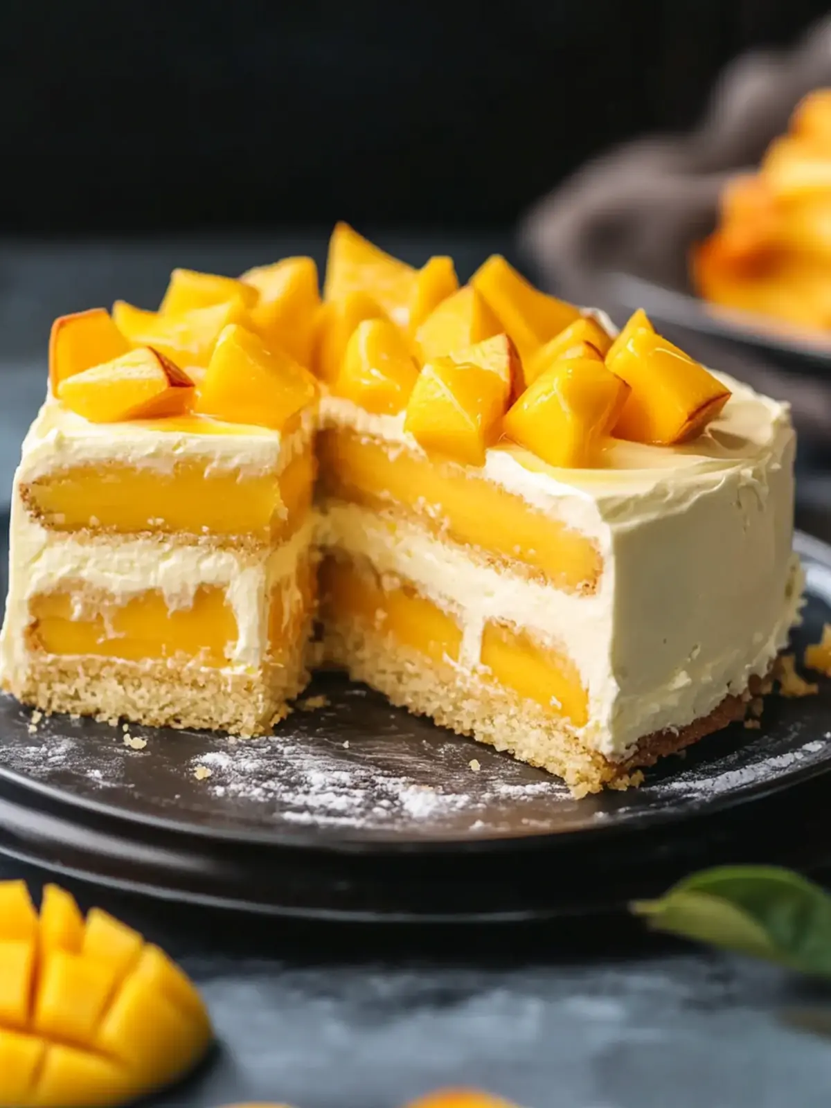 Tasty Mango Milk Cake for Refreshing Summer Bliss 4 Tasty Mango Milk Cake