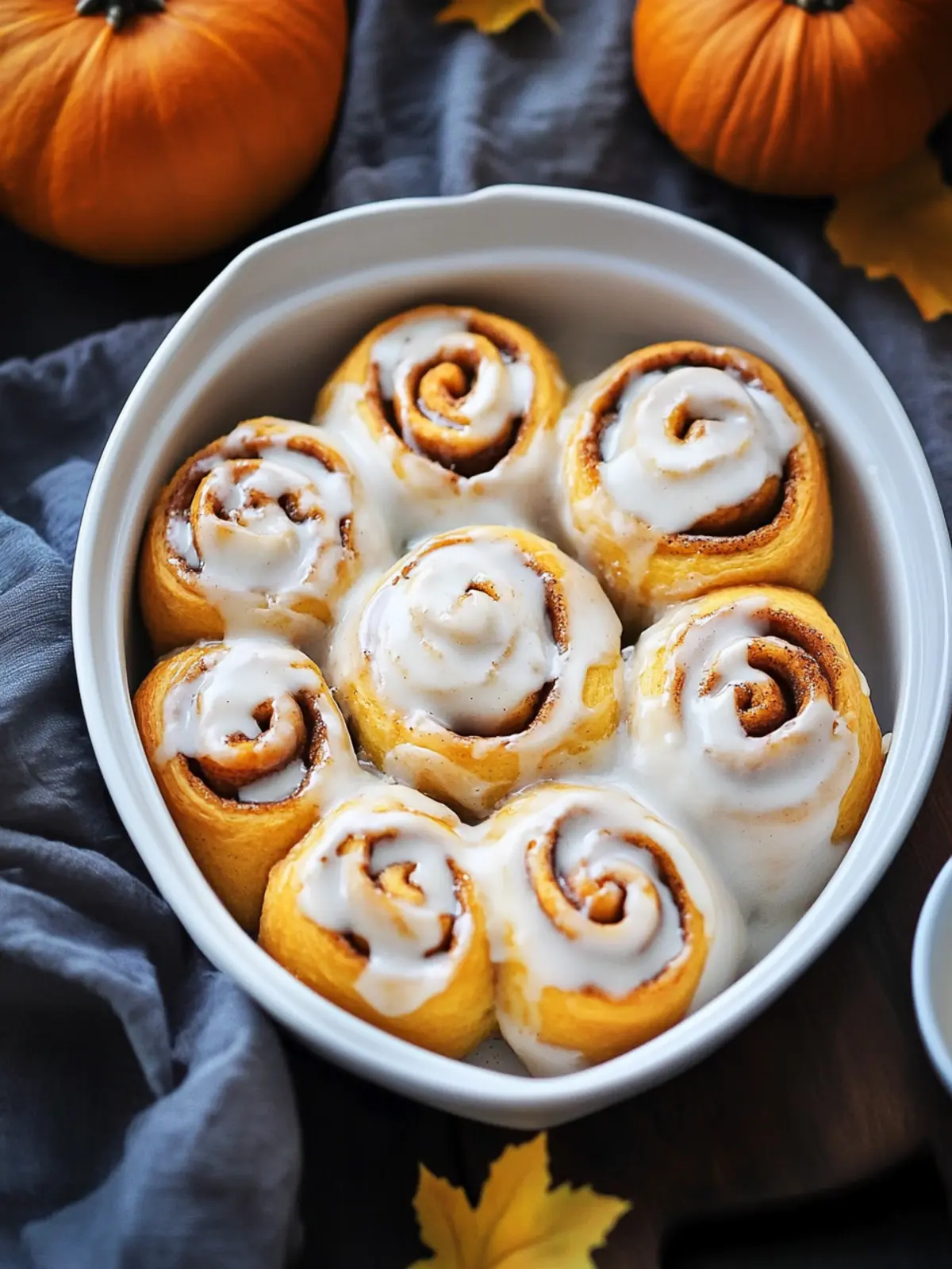 Pumpkin Cinnamon Rolls That Will Spice Up Your Autumn Mornings 4 Pumpkin Cinnamon Rolls