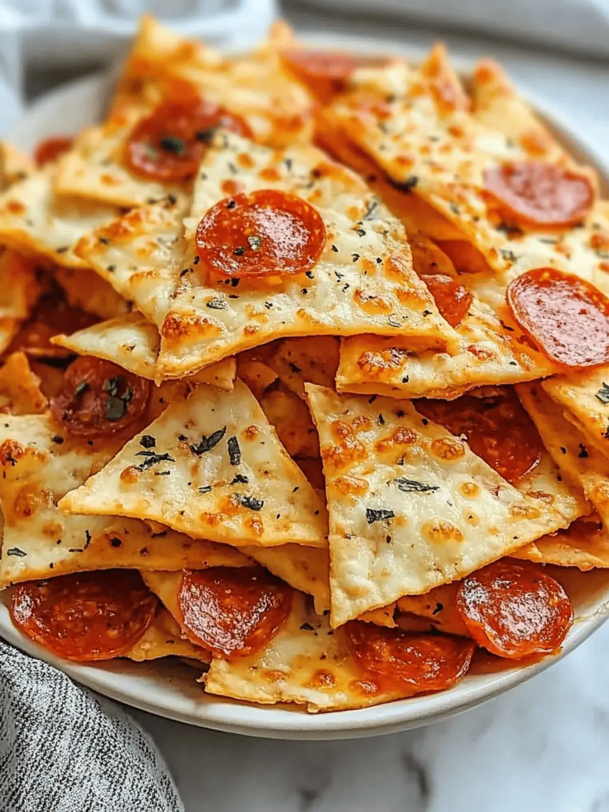 Crunchy 2 Ingredient Pizza Chips: Your Low-Carb Snack Fix 2 2 Ingredient Pizza Chips