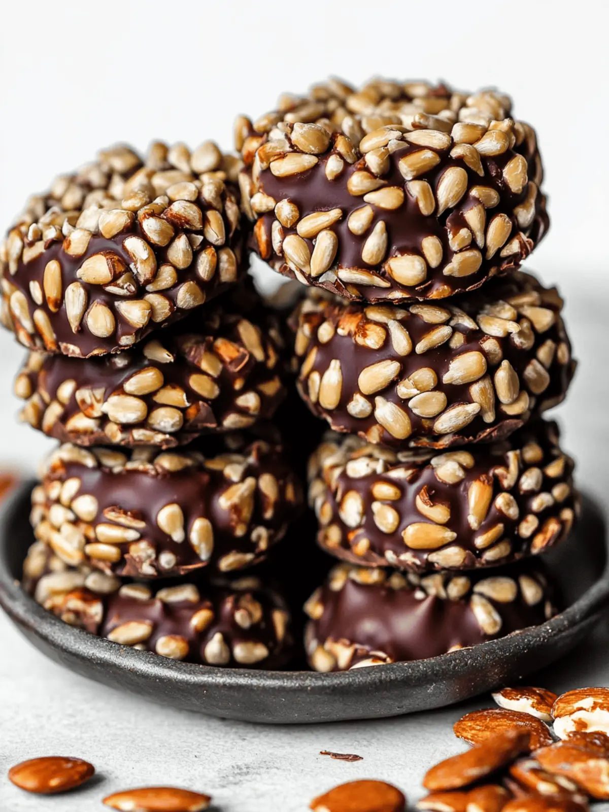 Irresistible 4-Ingredient Sunflower Seed Chocolate Bites 4 4-Ingredient Sunflower Seed Chocolate Bites